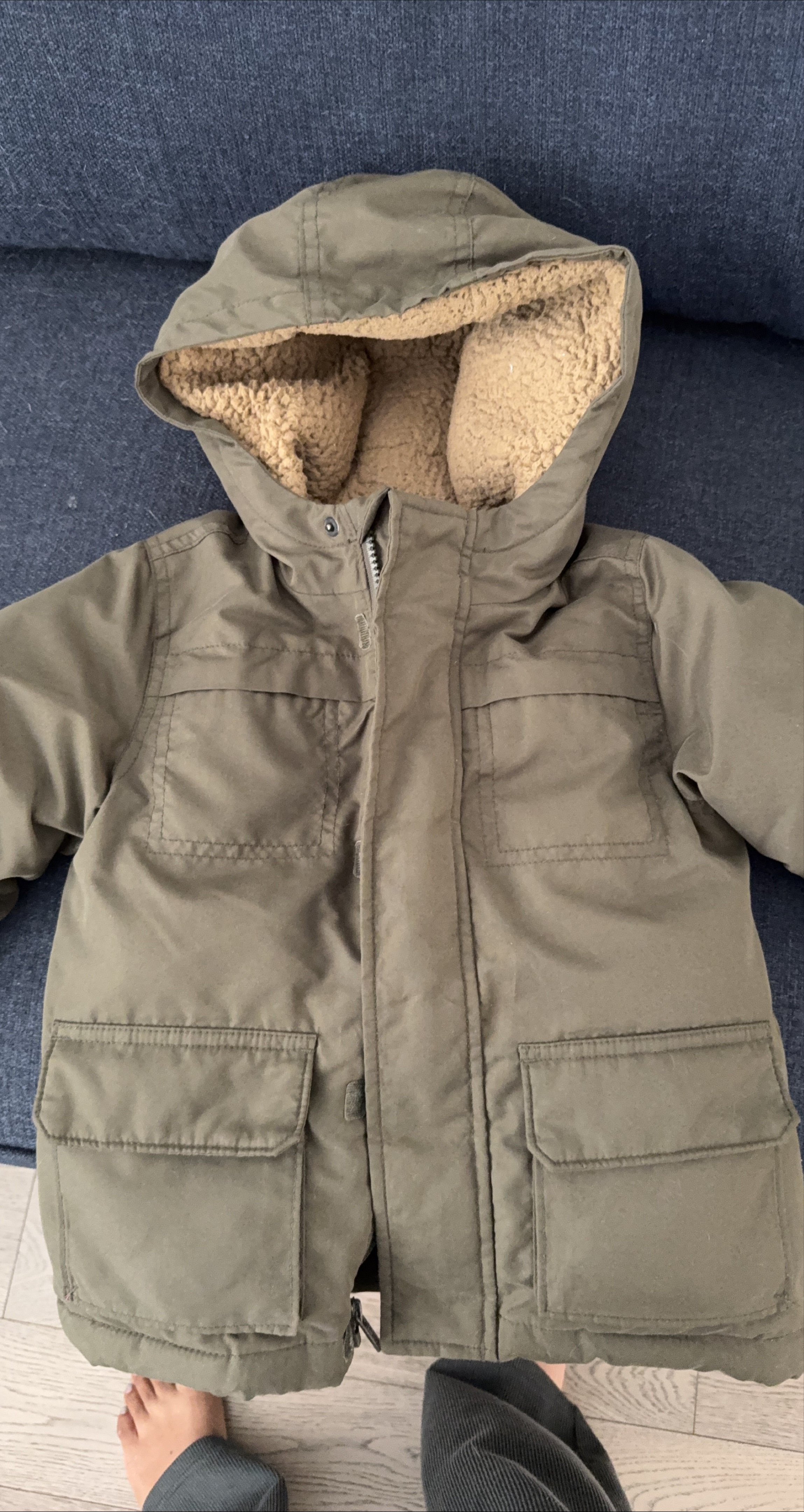 Old navy Olive Green Kids Parka