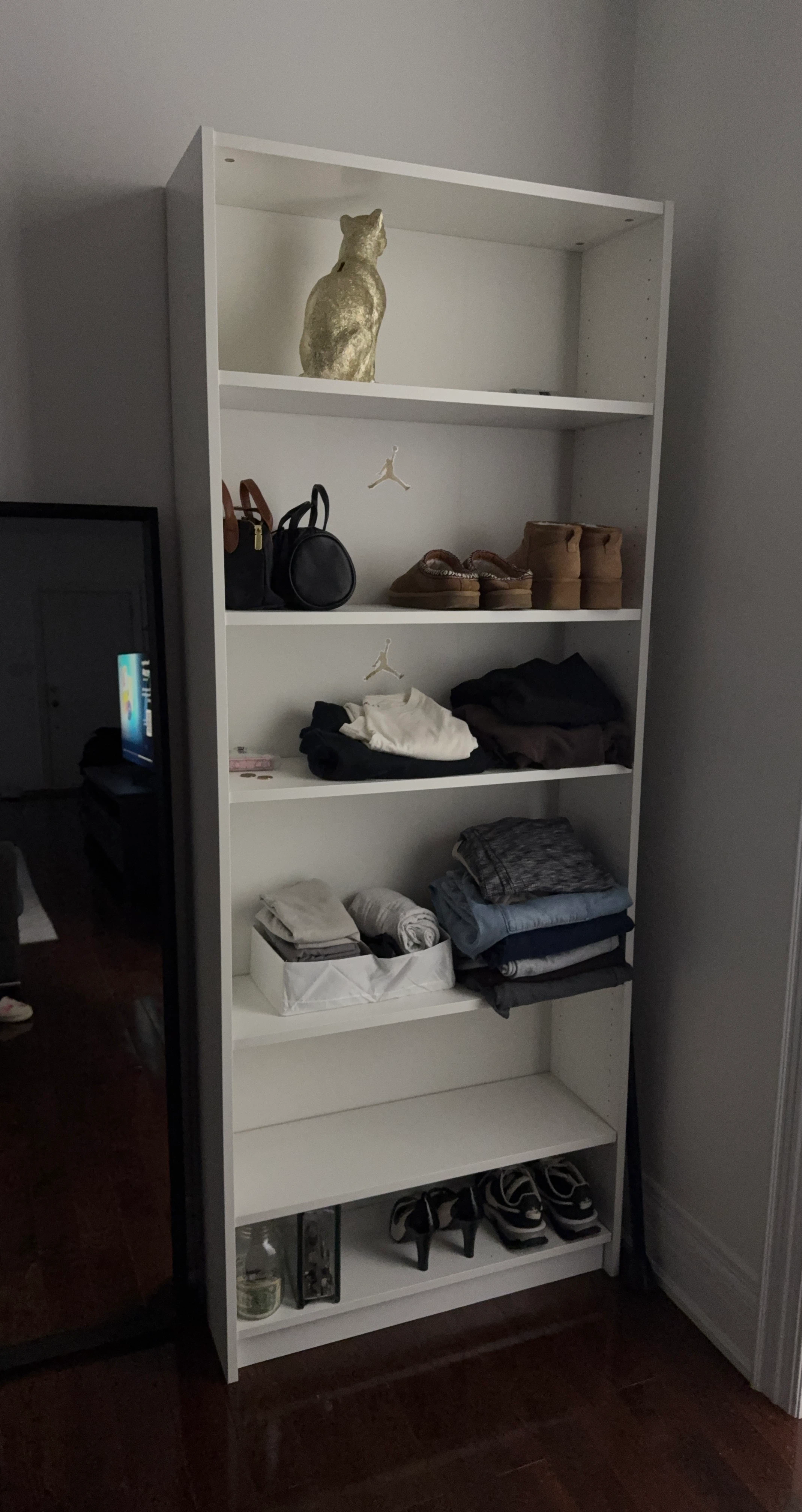 White IKEA Billy Bookcase
