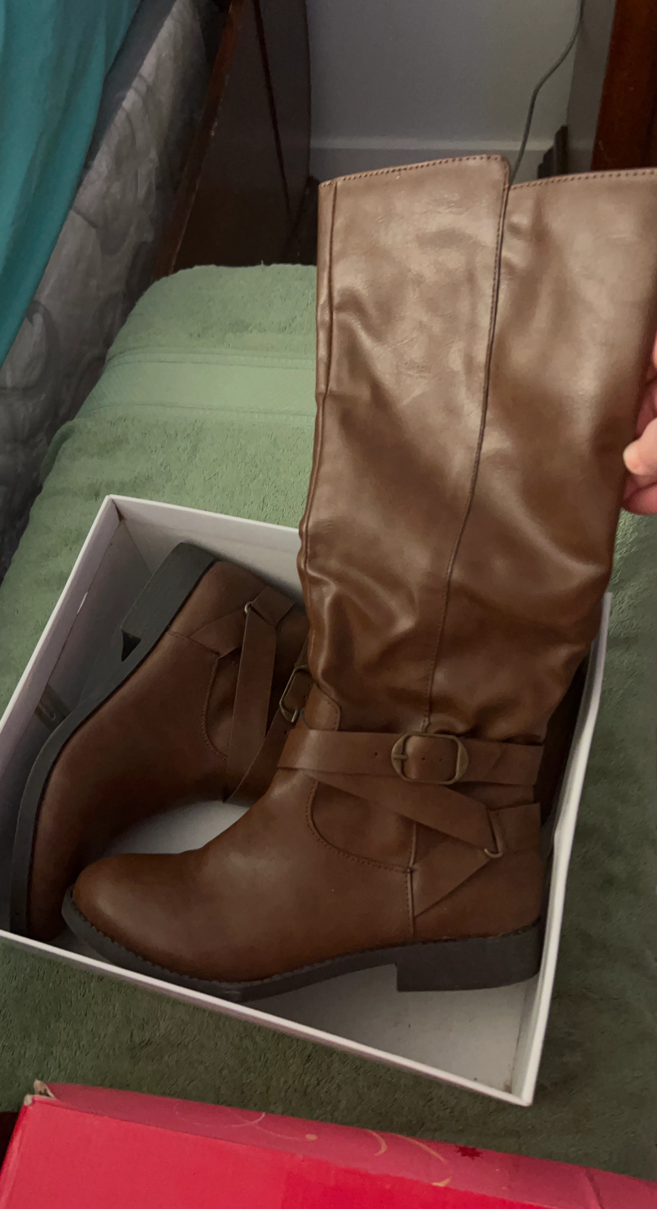 Brown Knee-High Boots