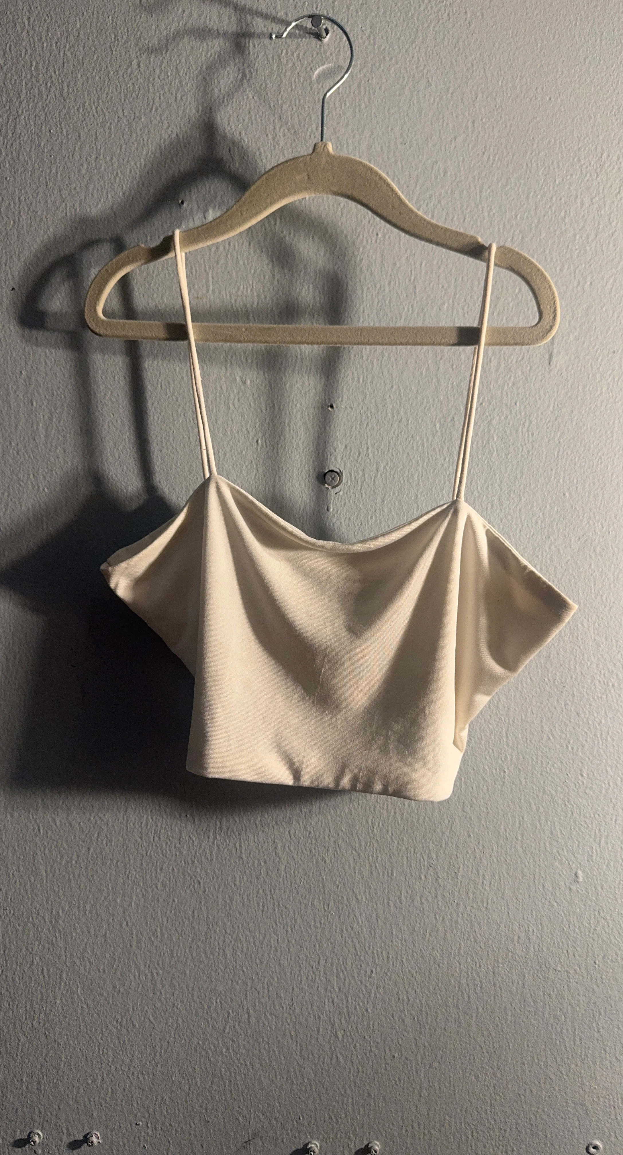 White Cami Crop Top