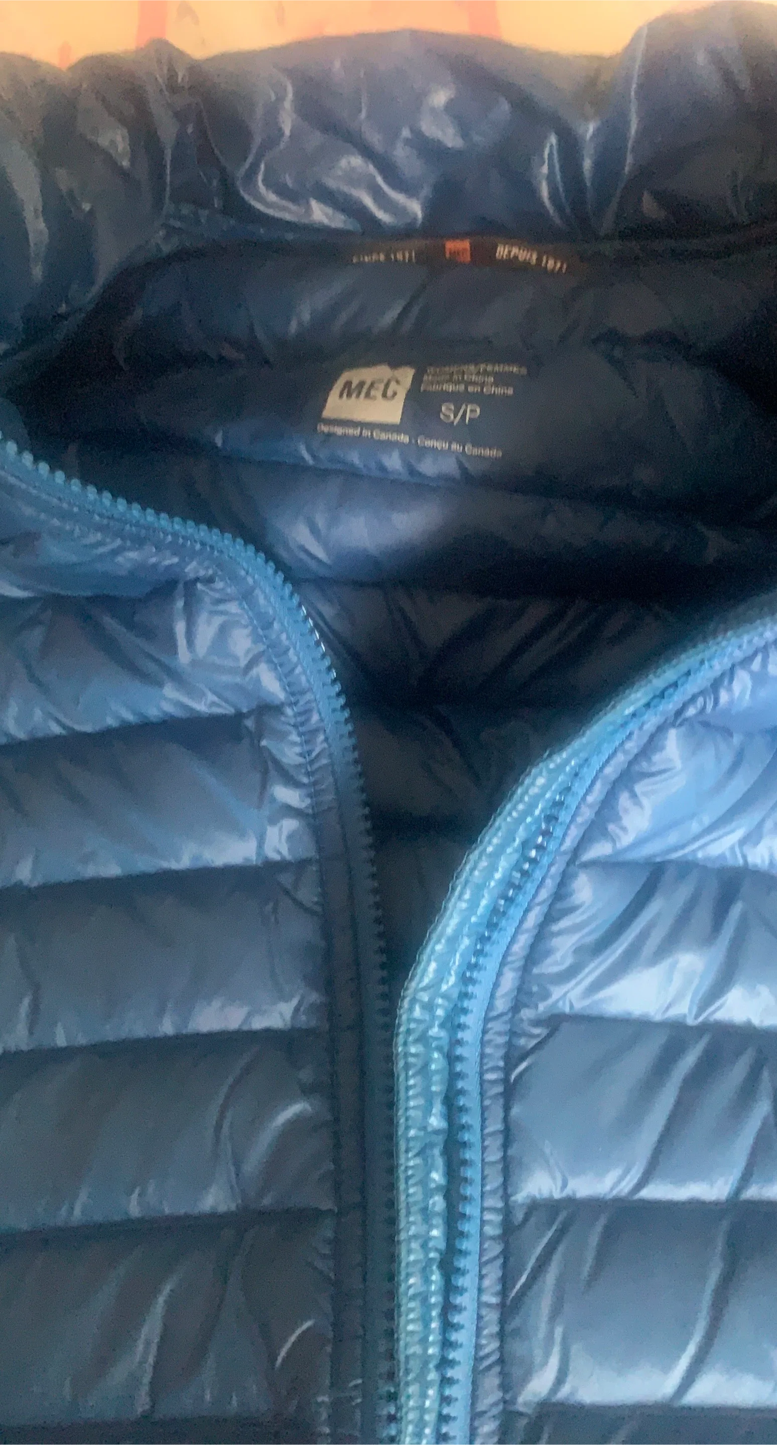 MEC Women's Down Jacket Blue