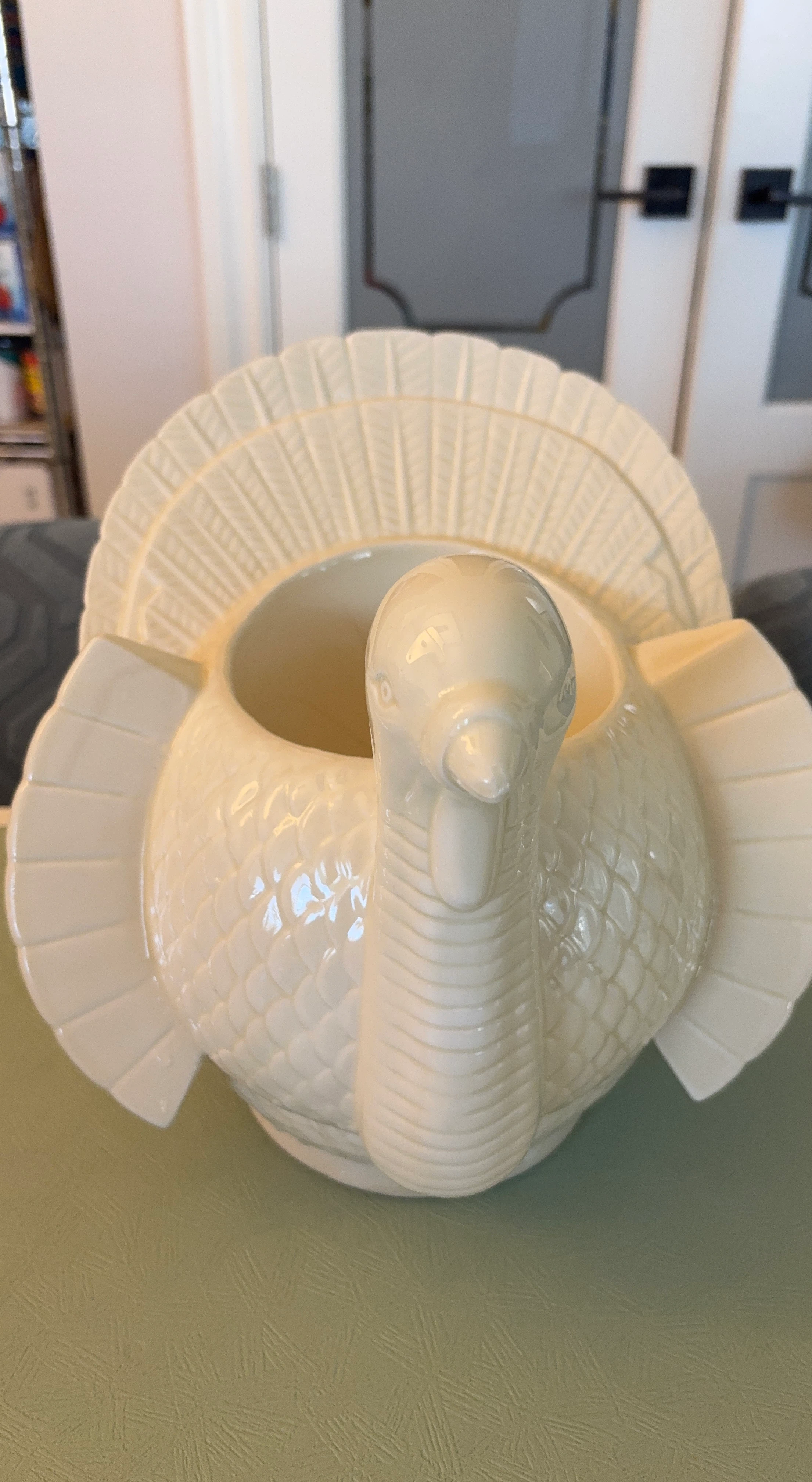 Ceramic Turkey Serving Bowl