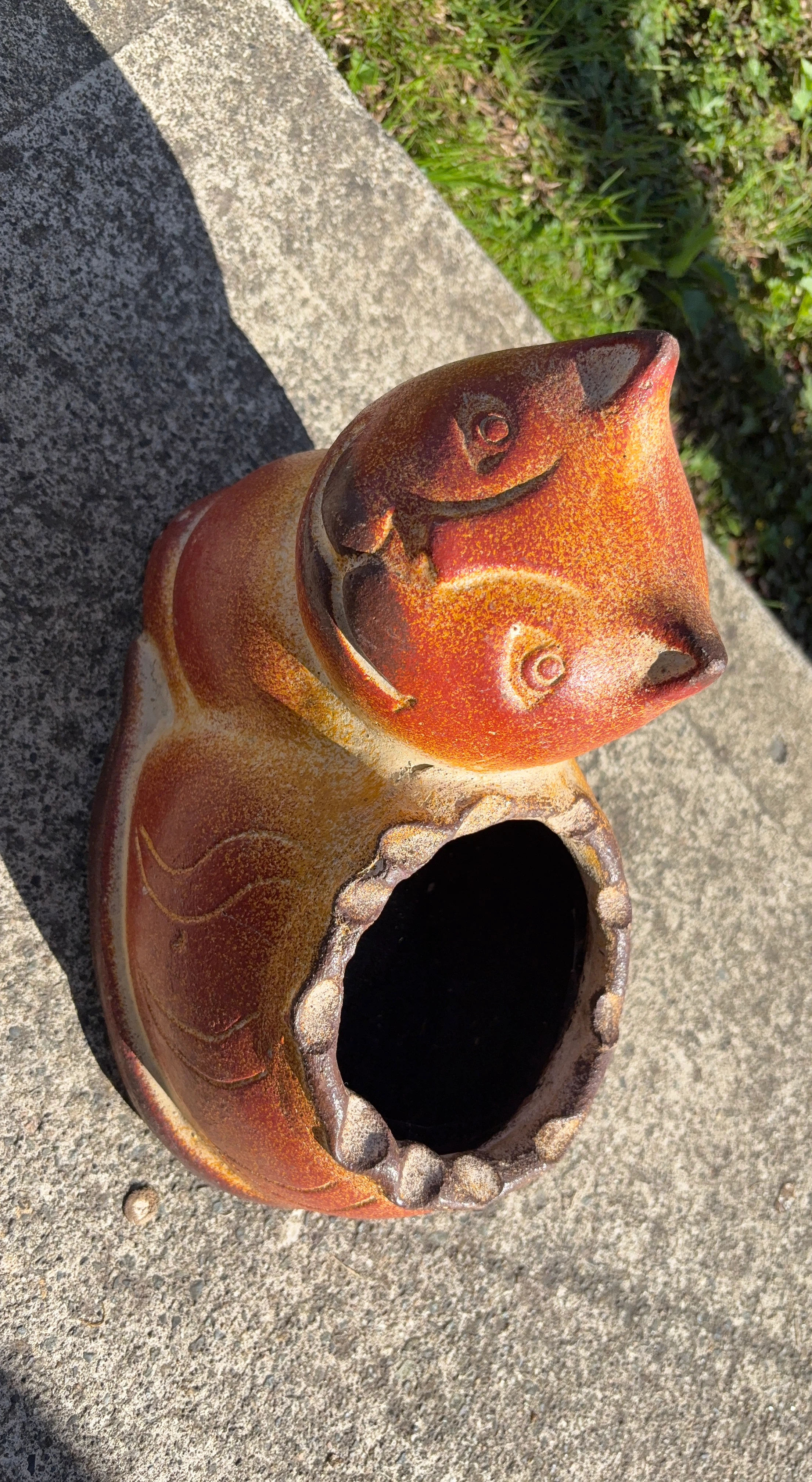 Decorative Ceramic Cat Planter