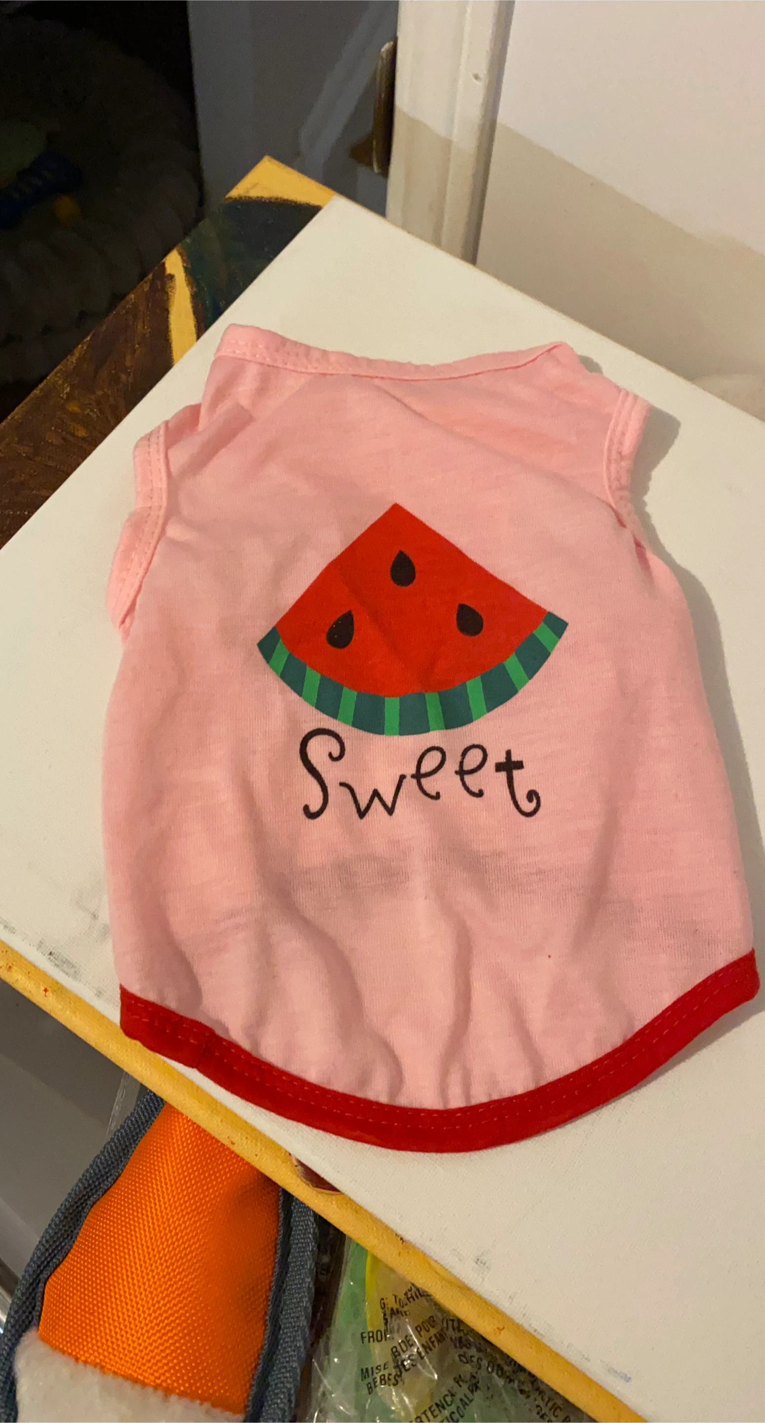 Pink Watermelon Pet Tank Top