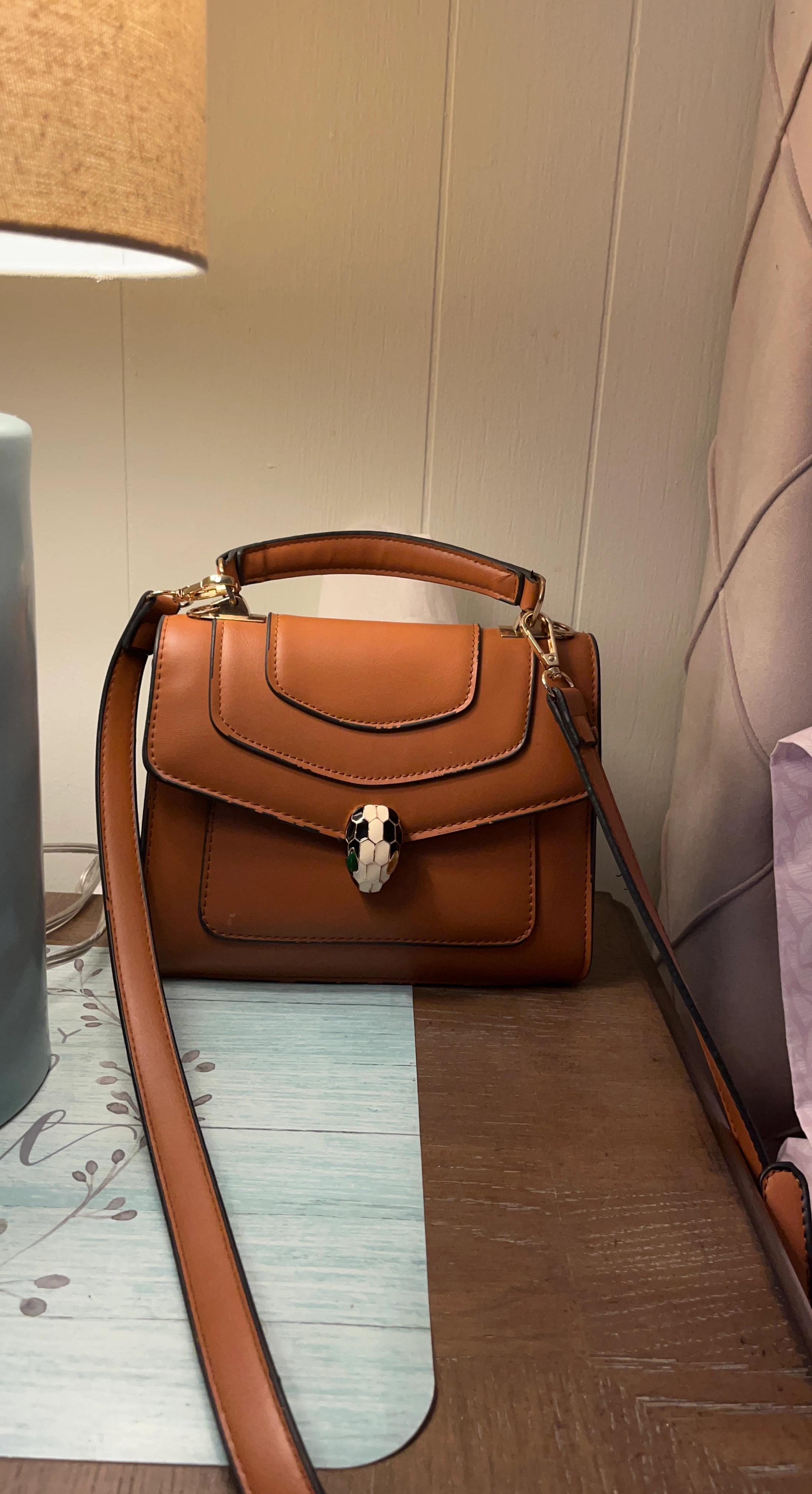 Tan Leather Handbag