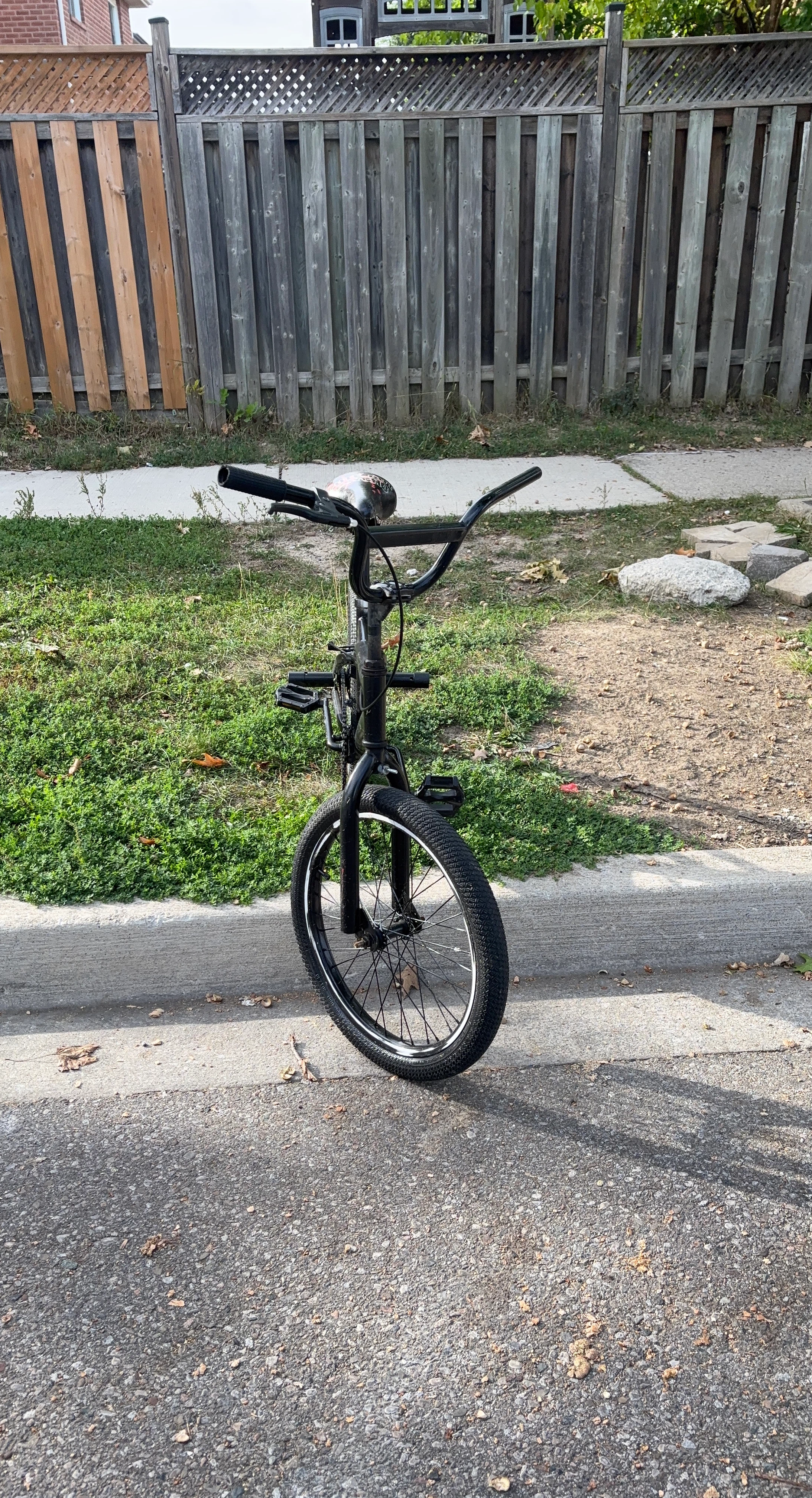 Black 20-inch BMX Bike