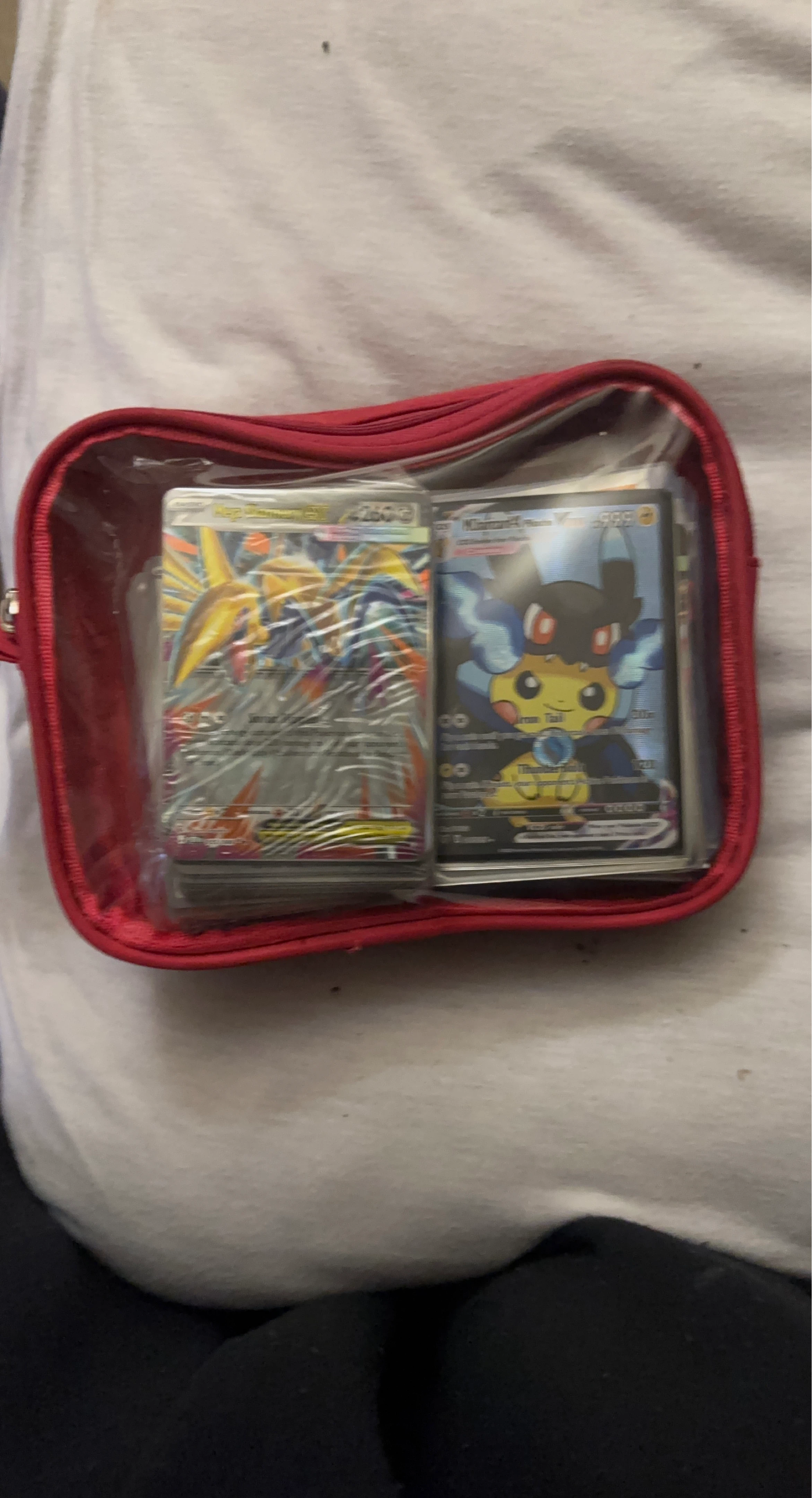 Pokemon Trading Card Collection in Carrying Case