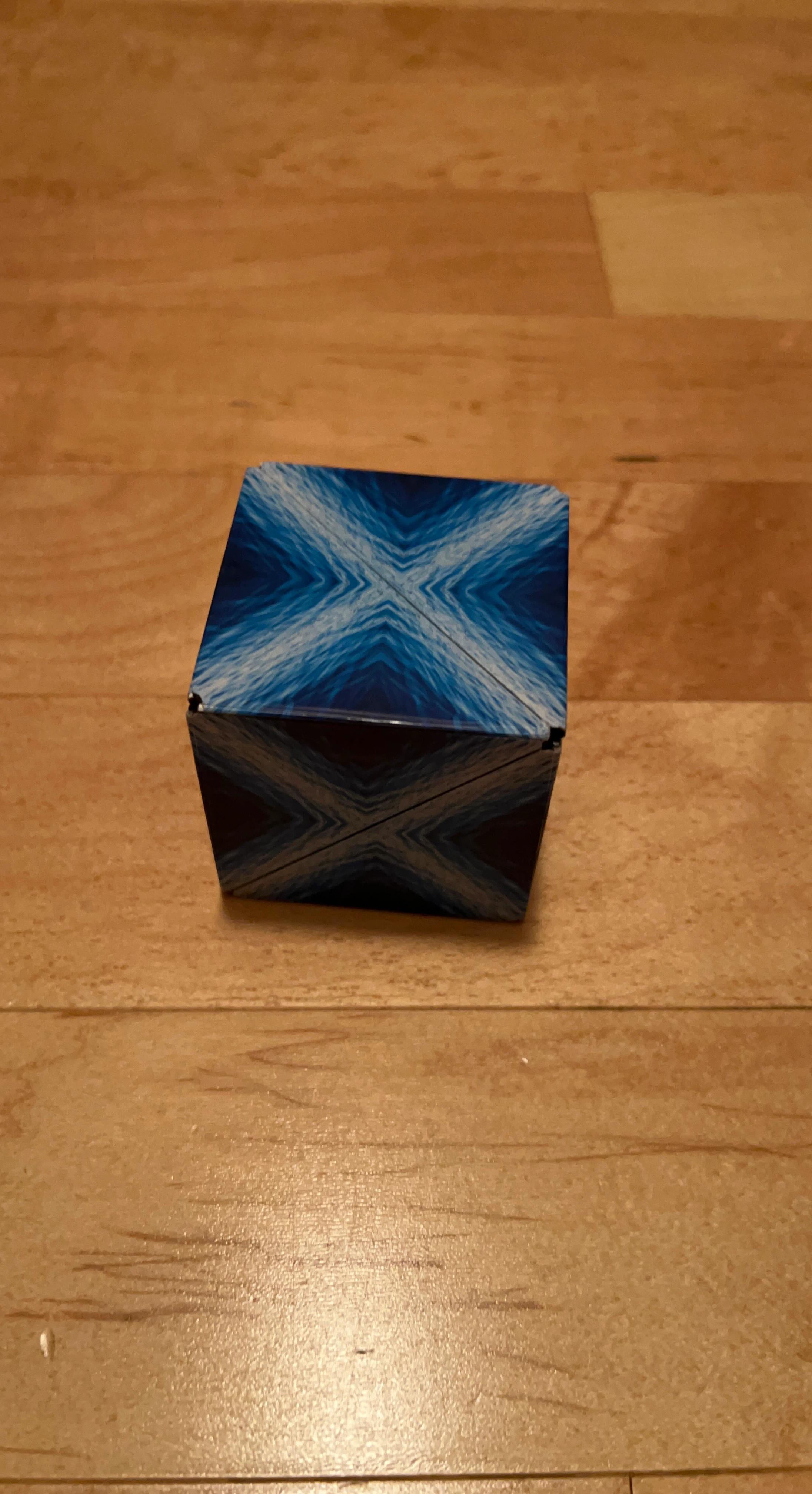 Blue Infinity Cube Fidget Toy