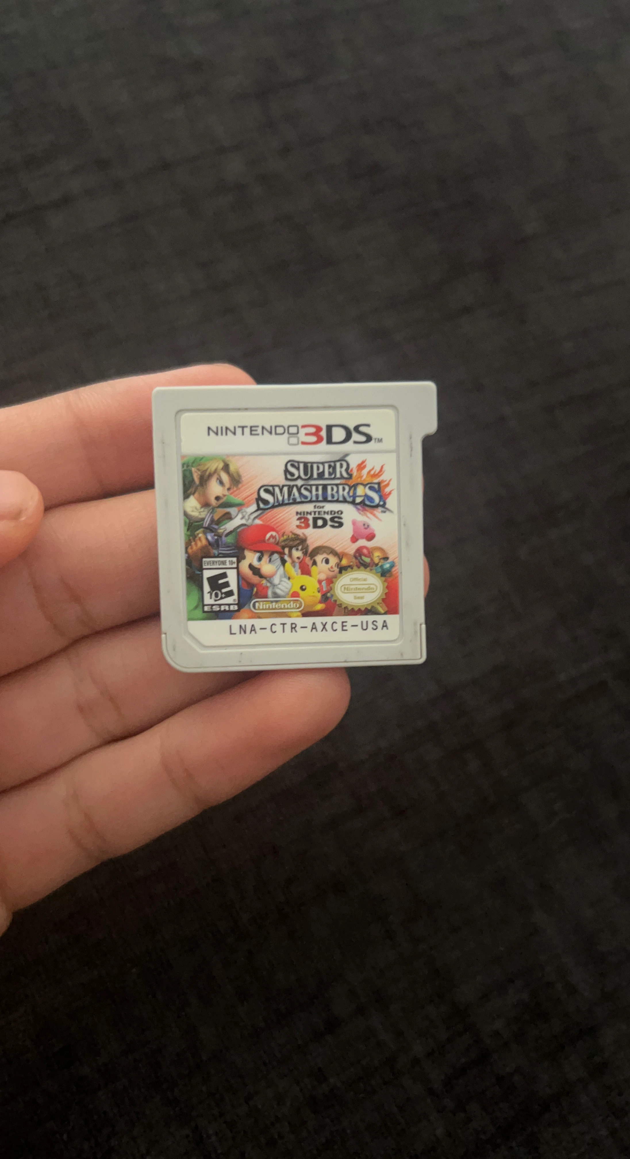 Super Smash Bros. for Nintendo 3DS Game Cartridge