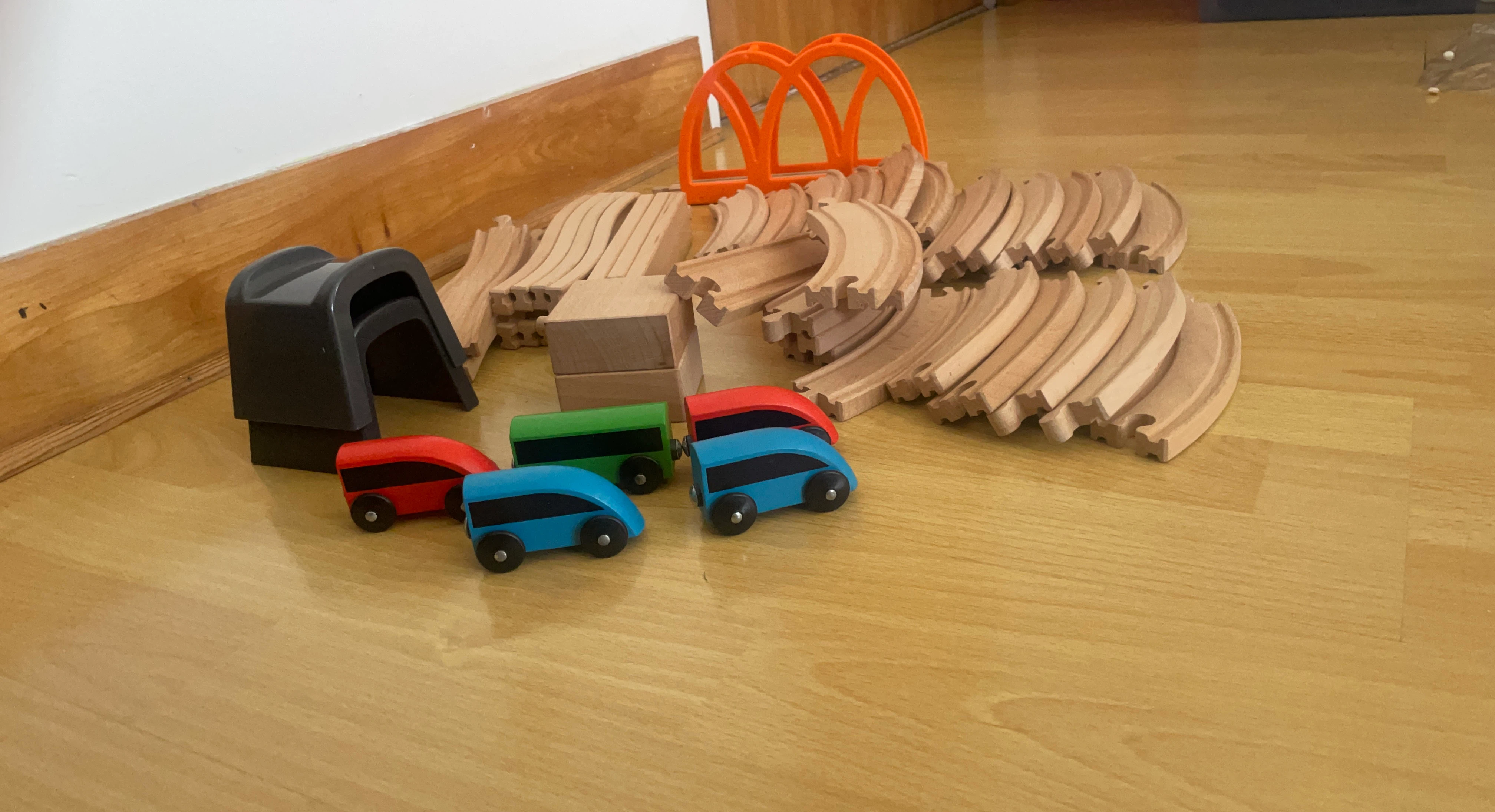 IKEA LILLABO Wooden Train Set