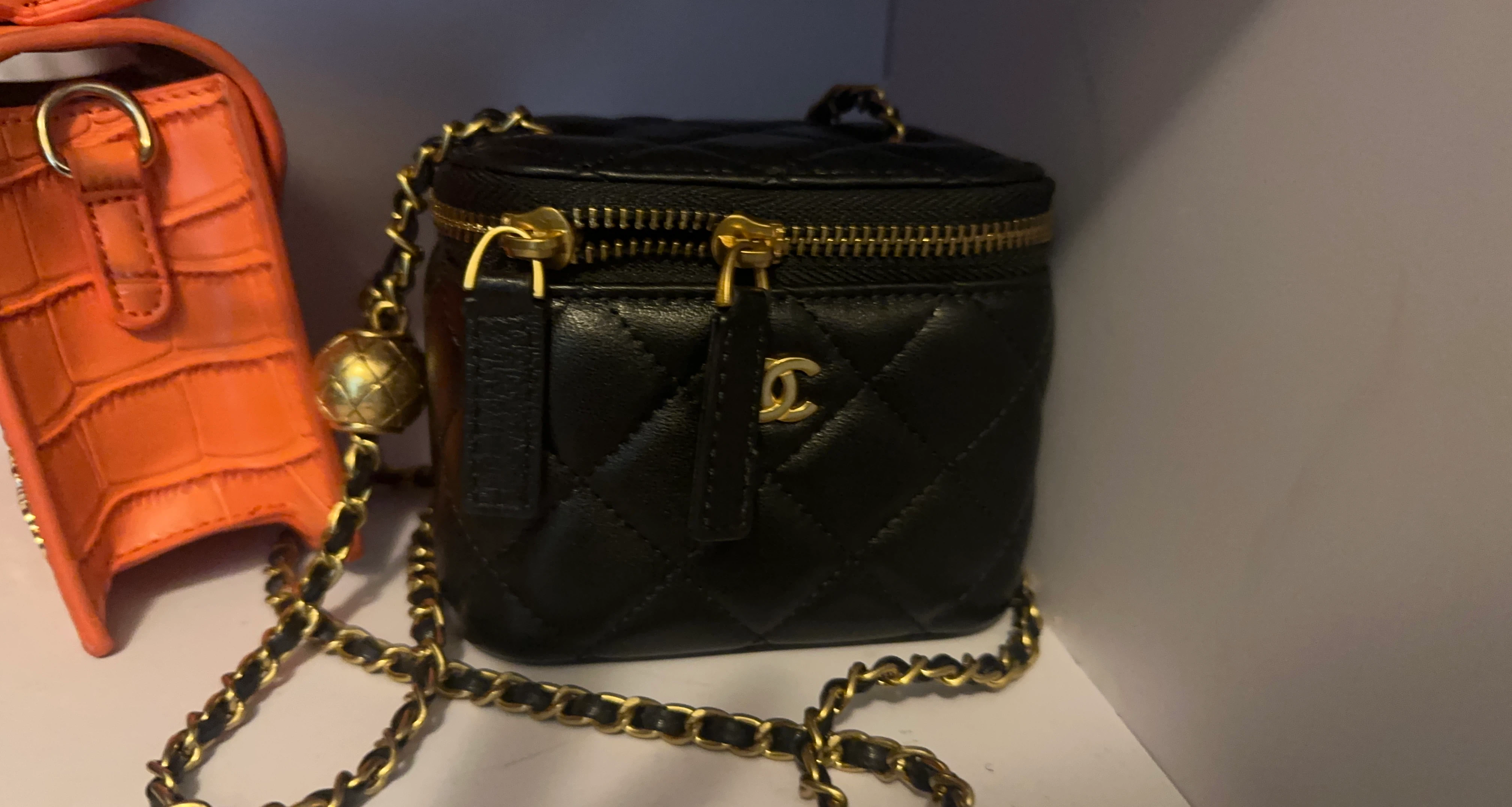 Chanel Quilted Vanity Case