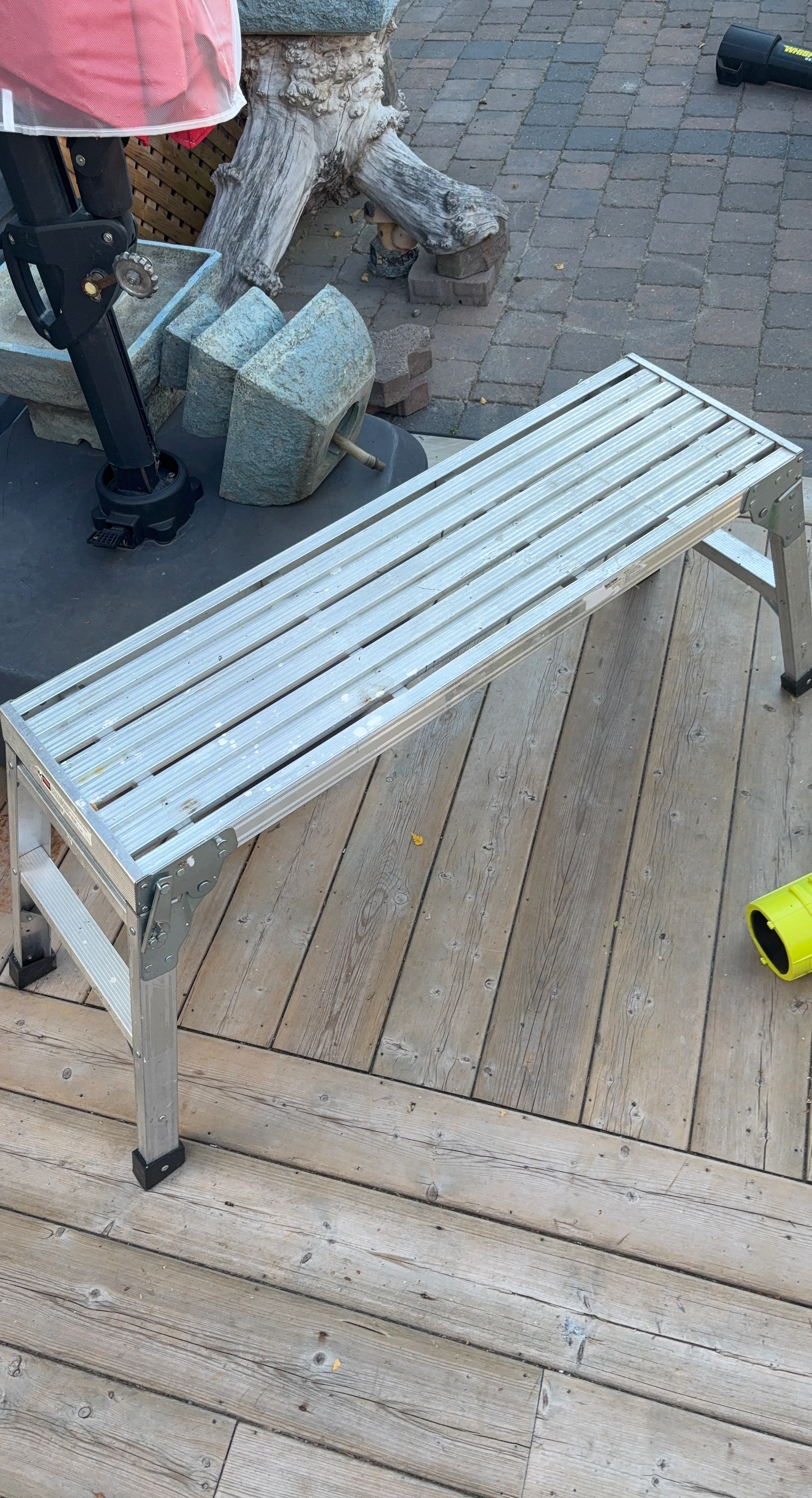 Aluminum Work Platform Bench