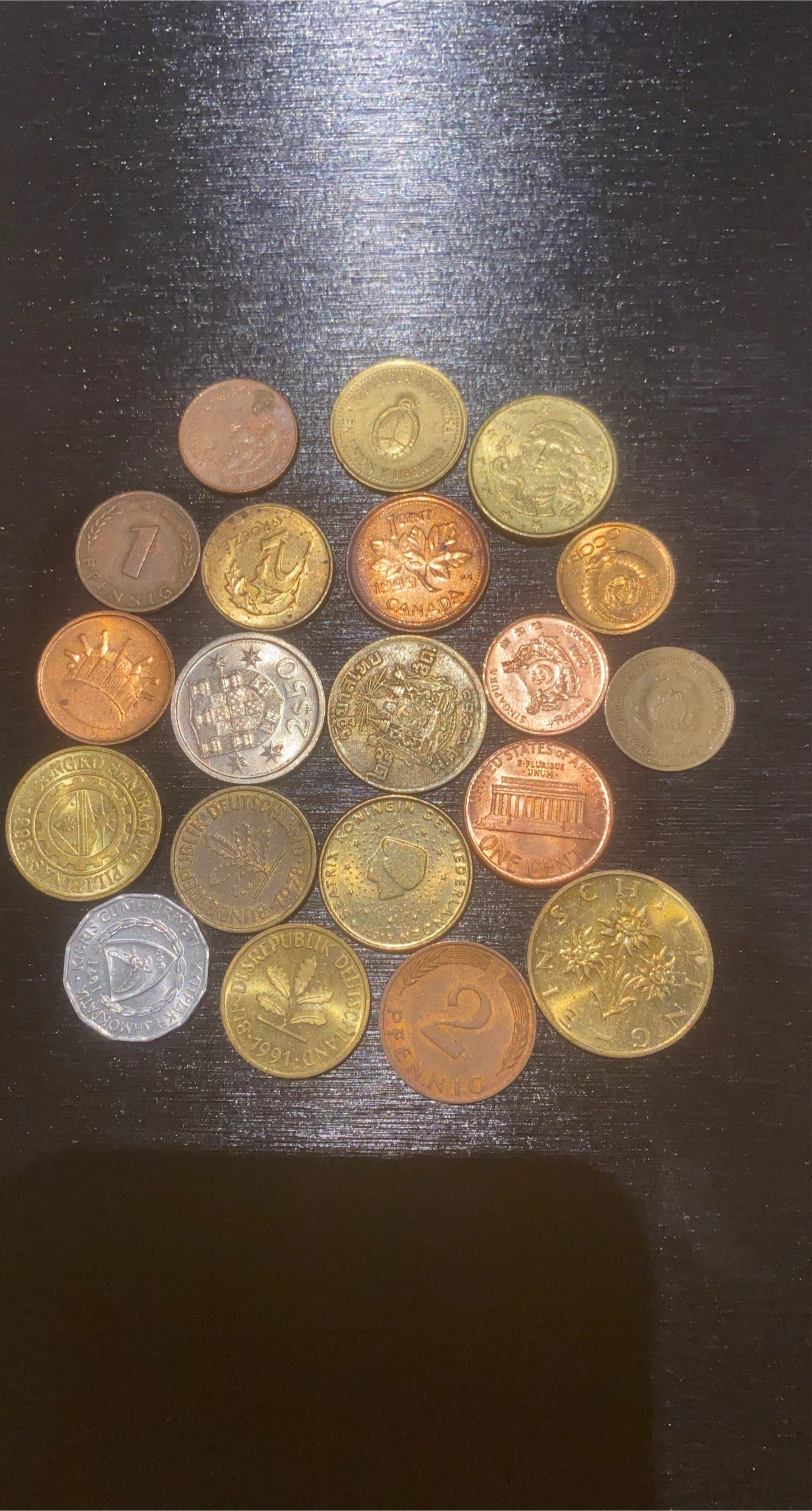 Assorted International Collectible Coins