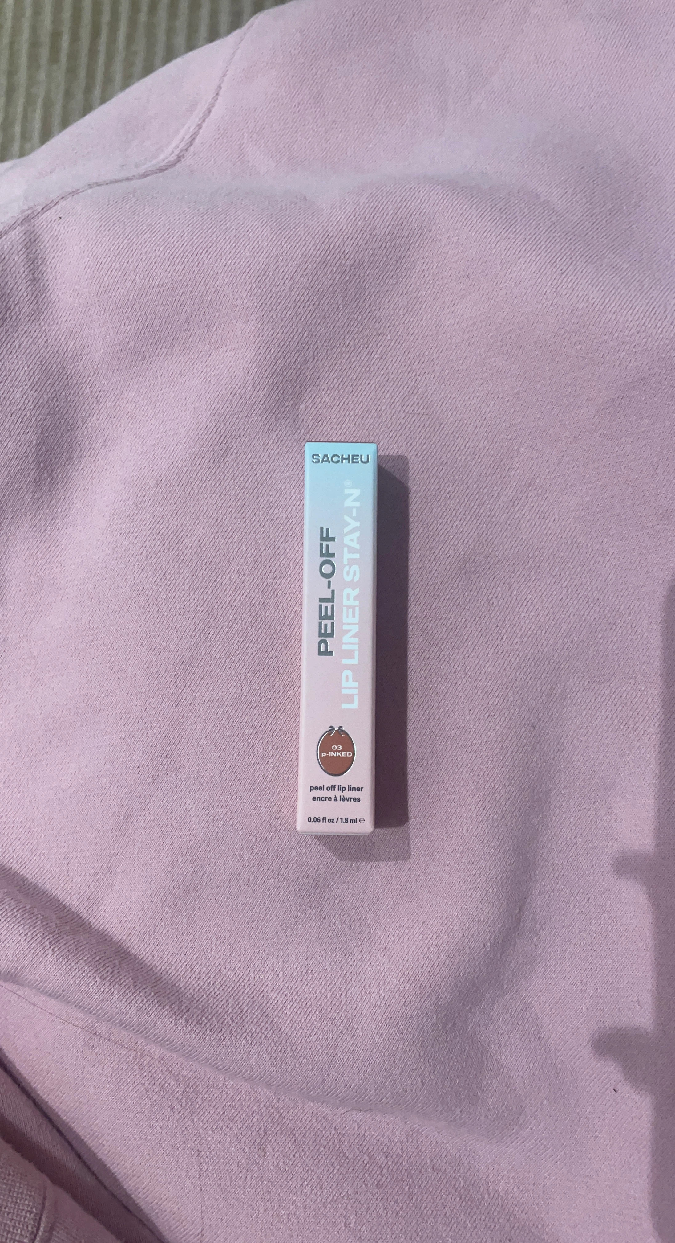 Sacheu Peel-Off Lip Liner Stay-N in P-Inked