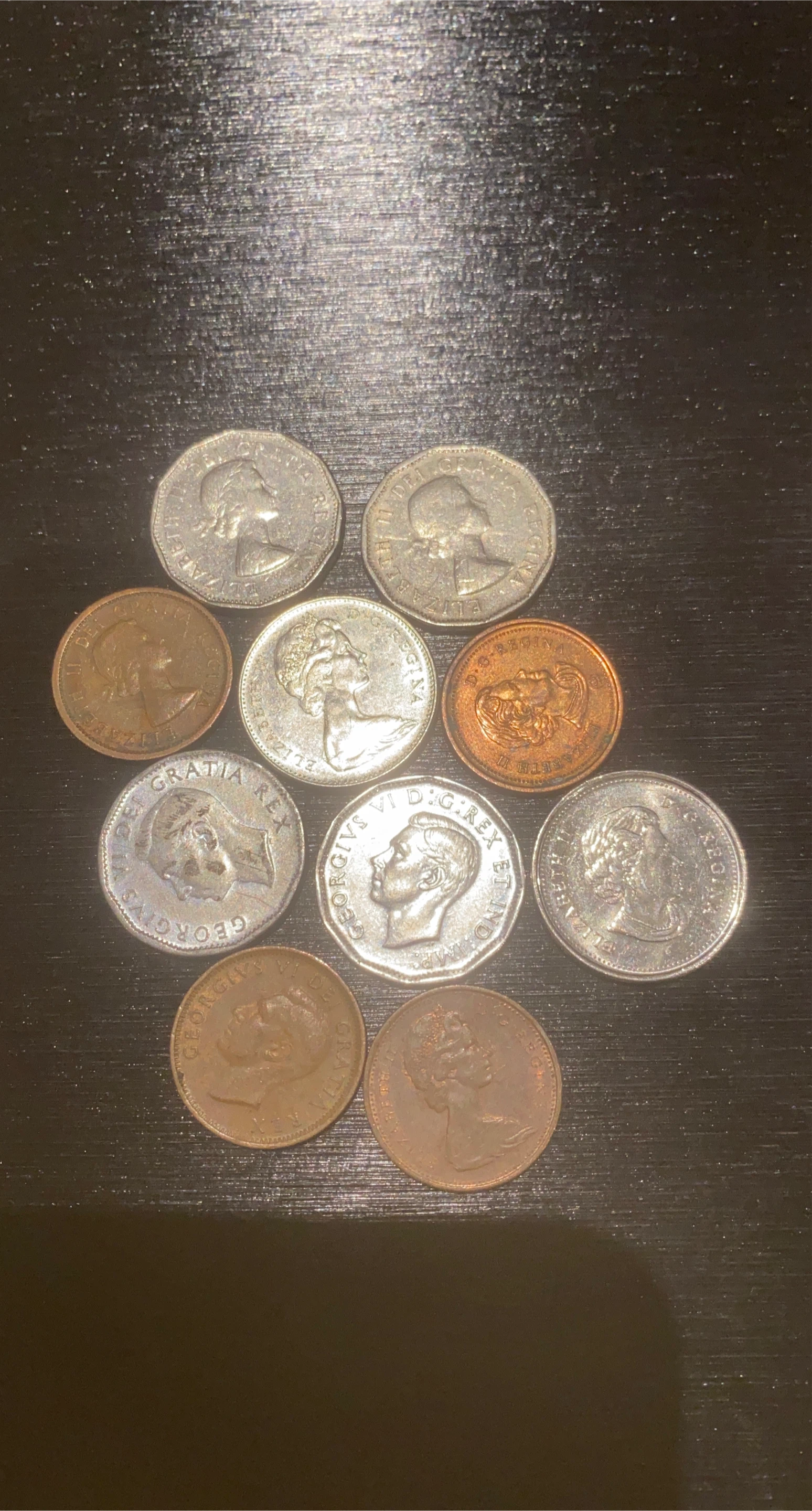 Collection of Vintage Canadian Coins