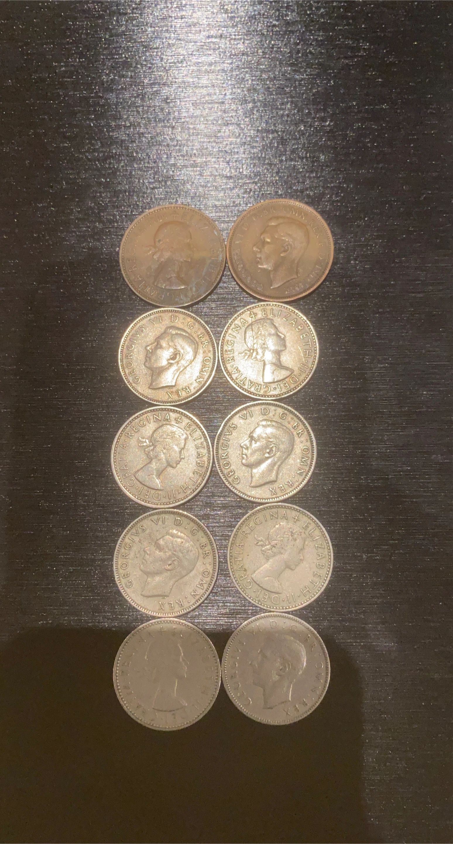 Vintage British Coin Collection