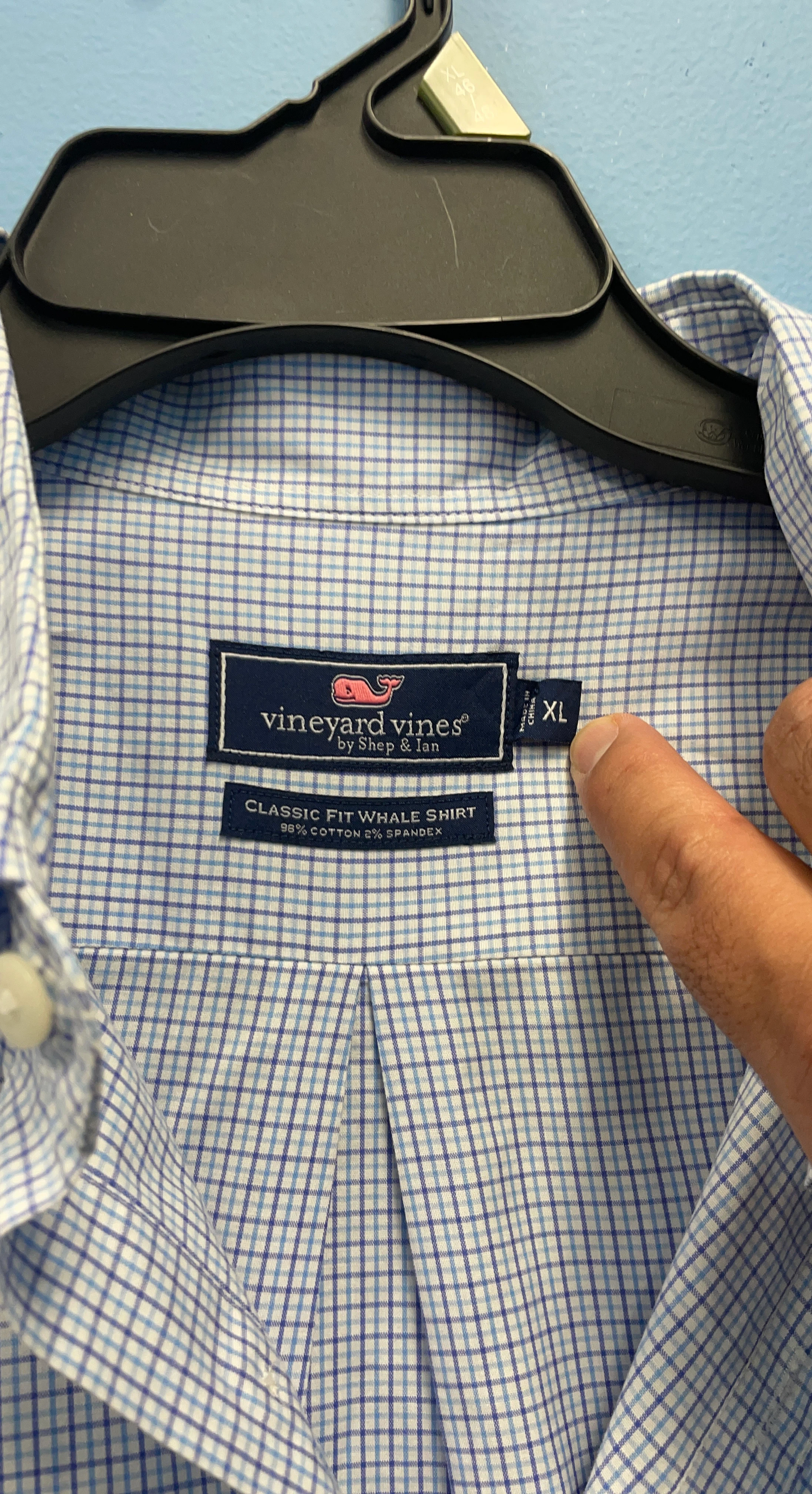 Vineyard Vines Classic Fit Whale Shirt XL