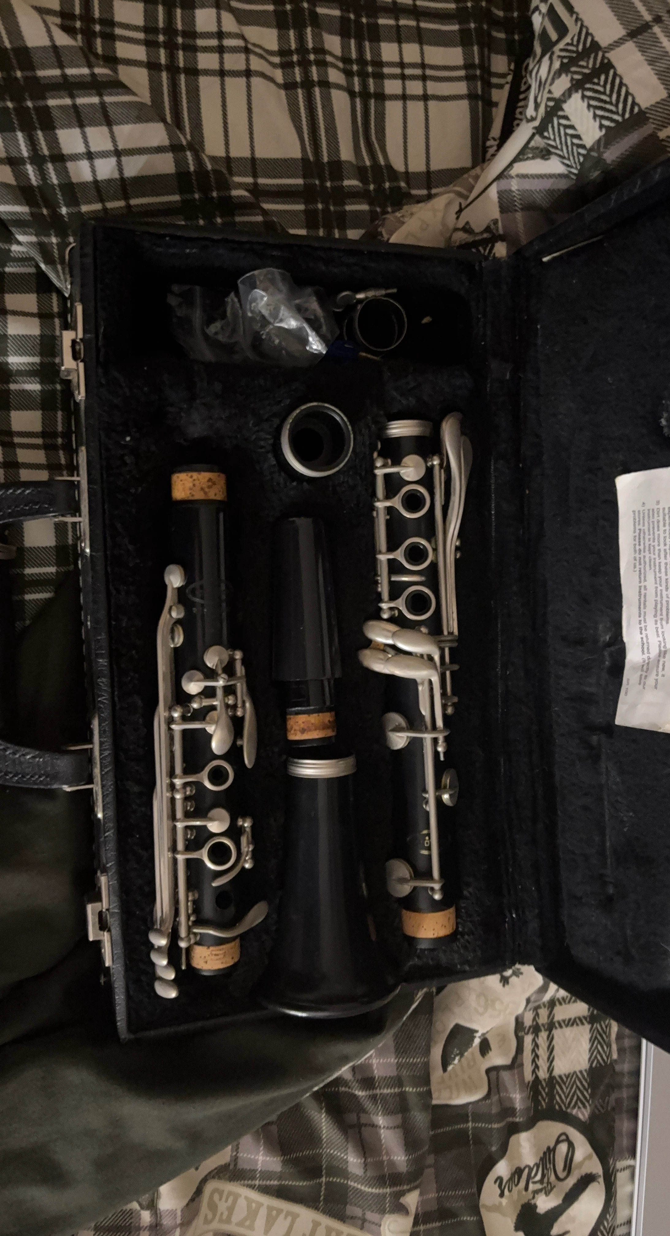 Clarinet with St. John's Music Case