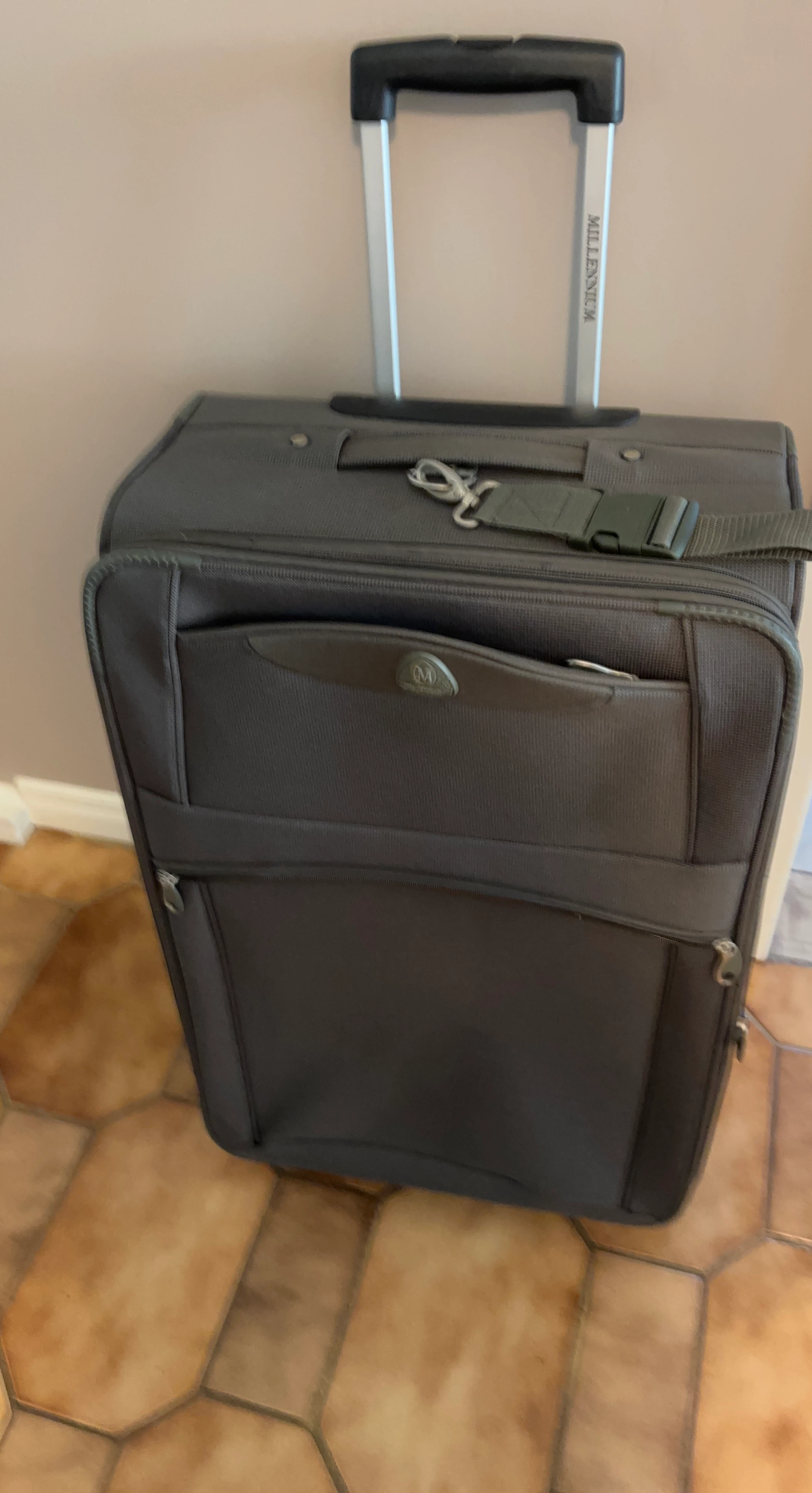 Millennium Grey Rolling Suitcase
