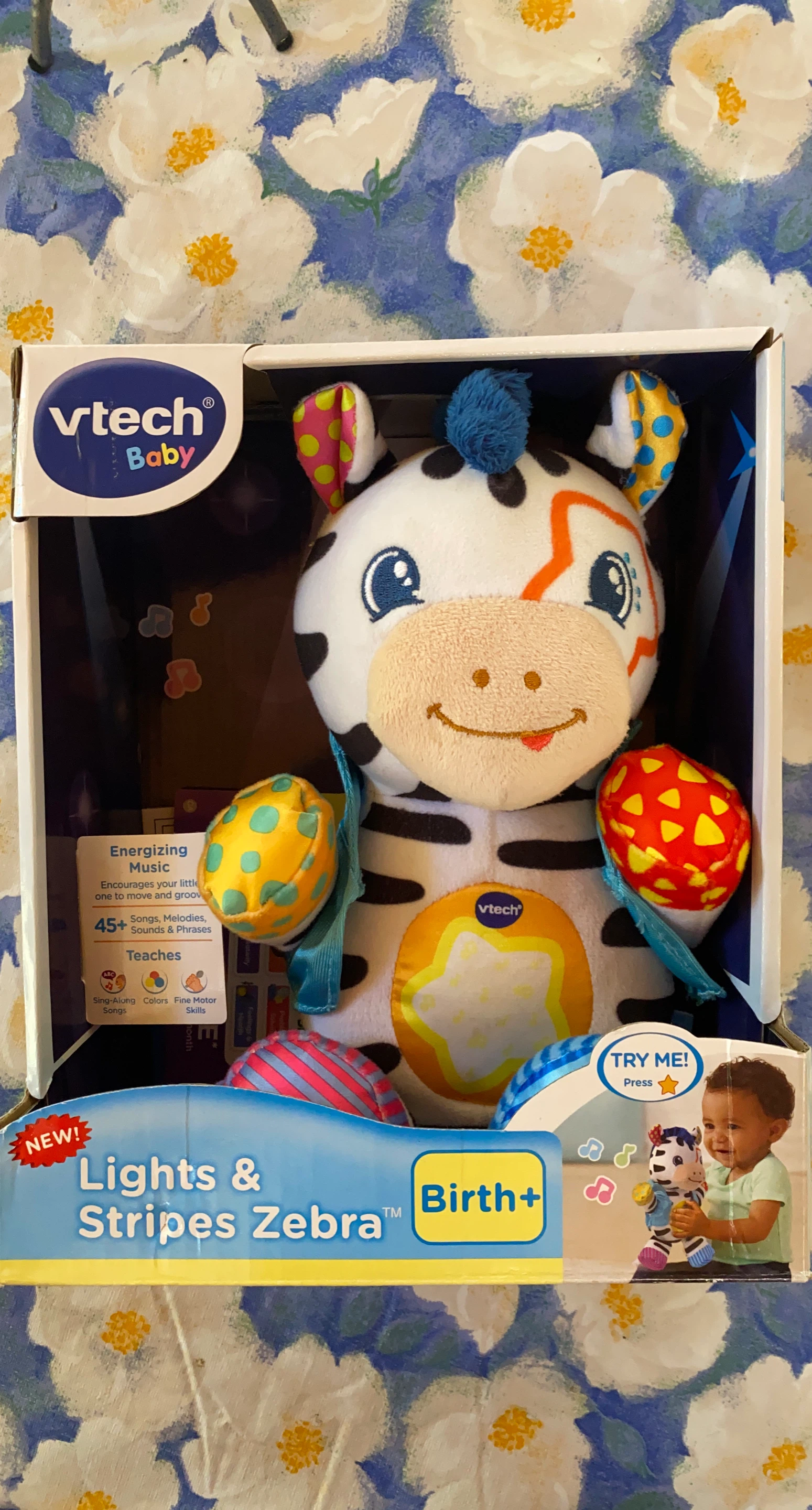 VTech Baby Lights & Stripes Zebra