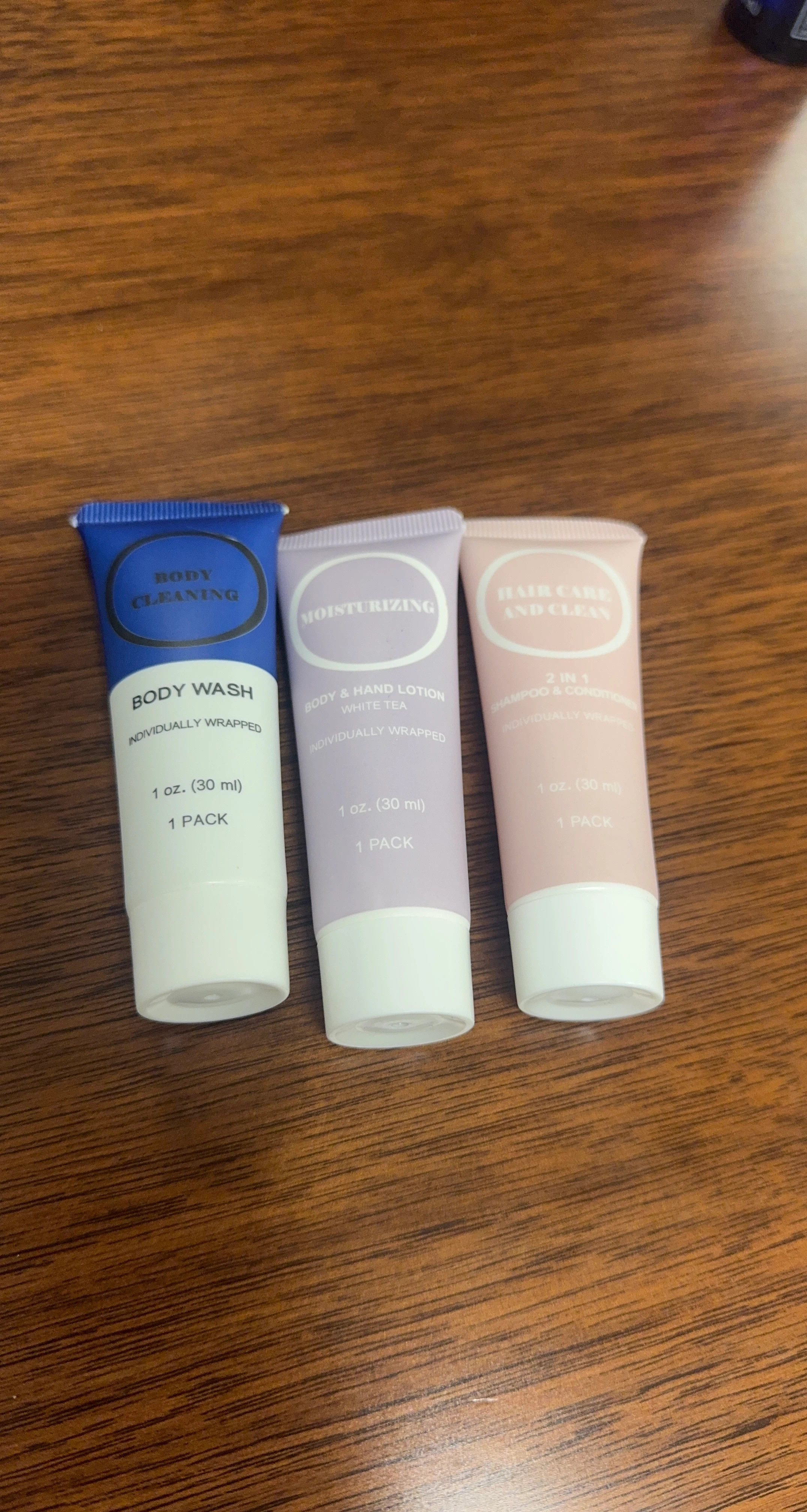 2 Separate Travel Size Bath and Body Set