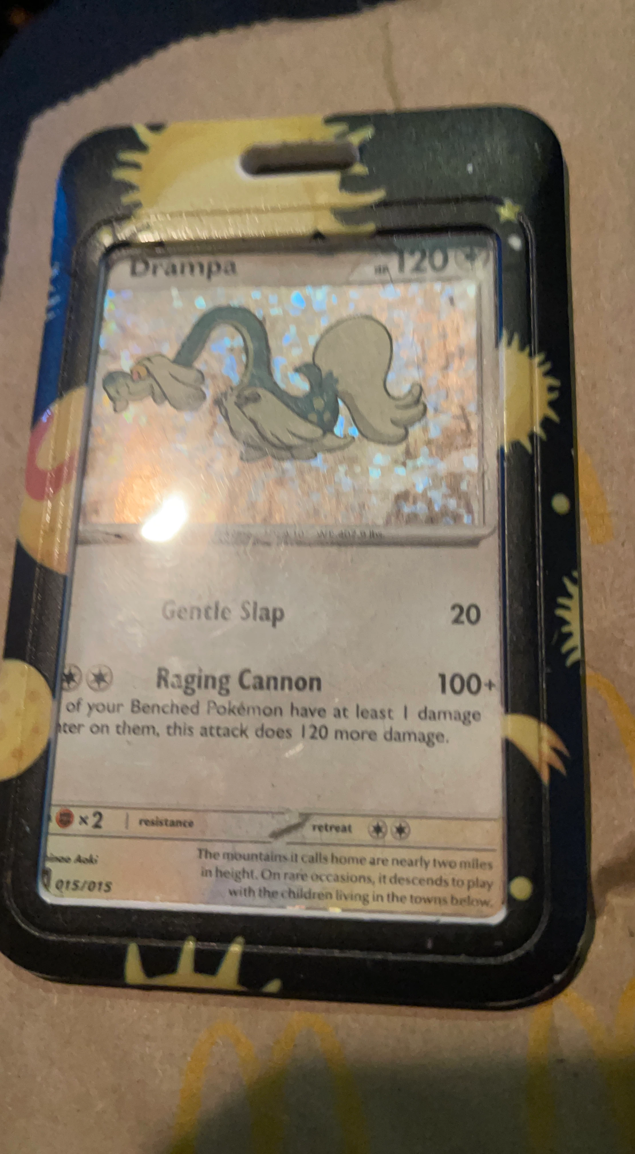 Drampa Holo Pokémon Trading Card