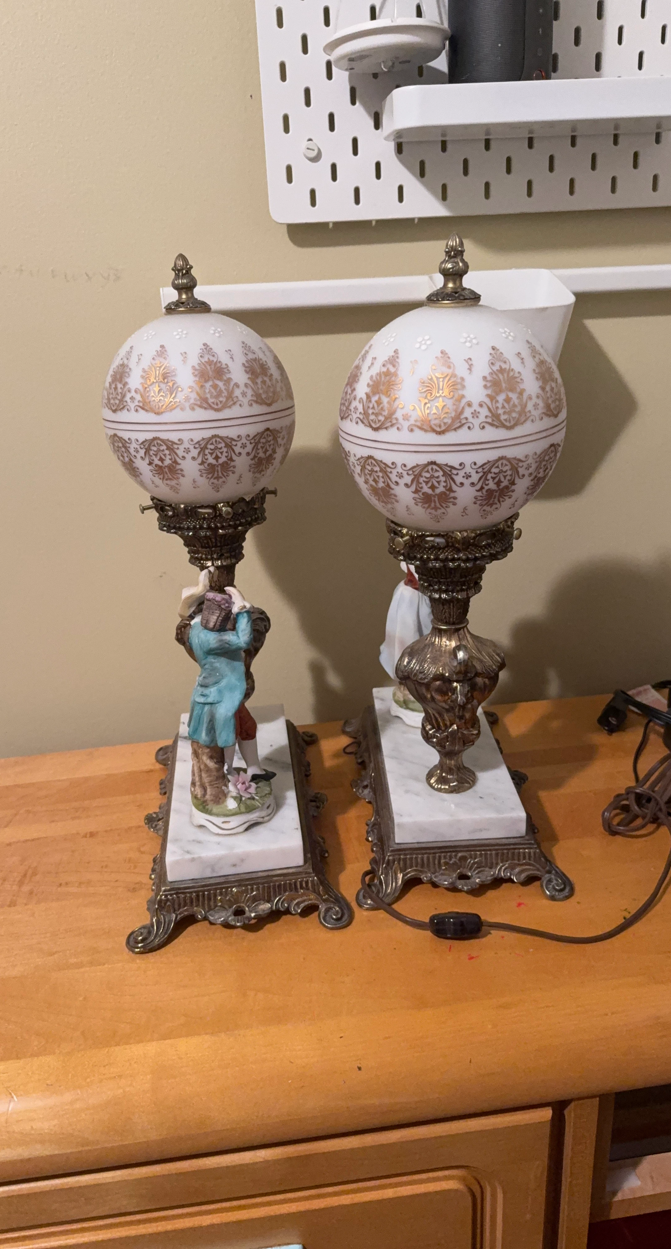 Vintage Figural Table Lamps