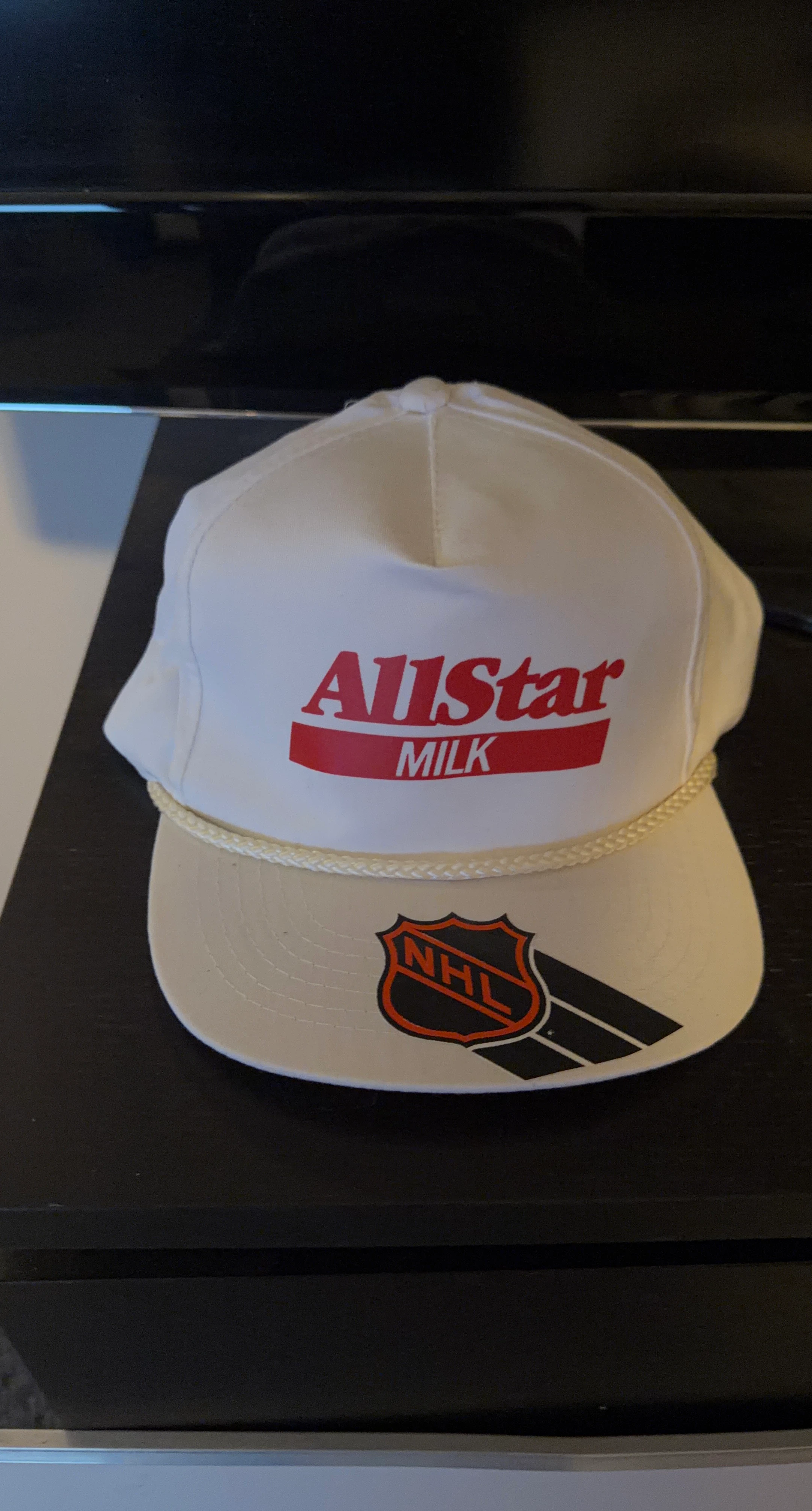 Vintage AllStar Milk NHL Snapback Hat