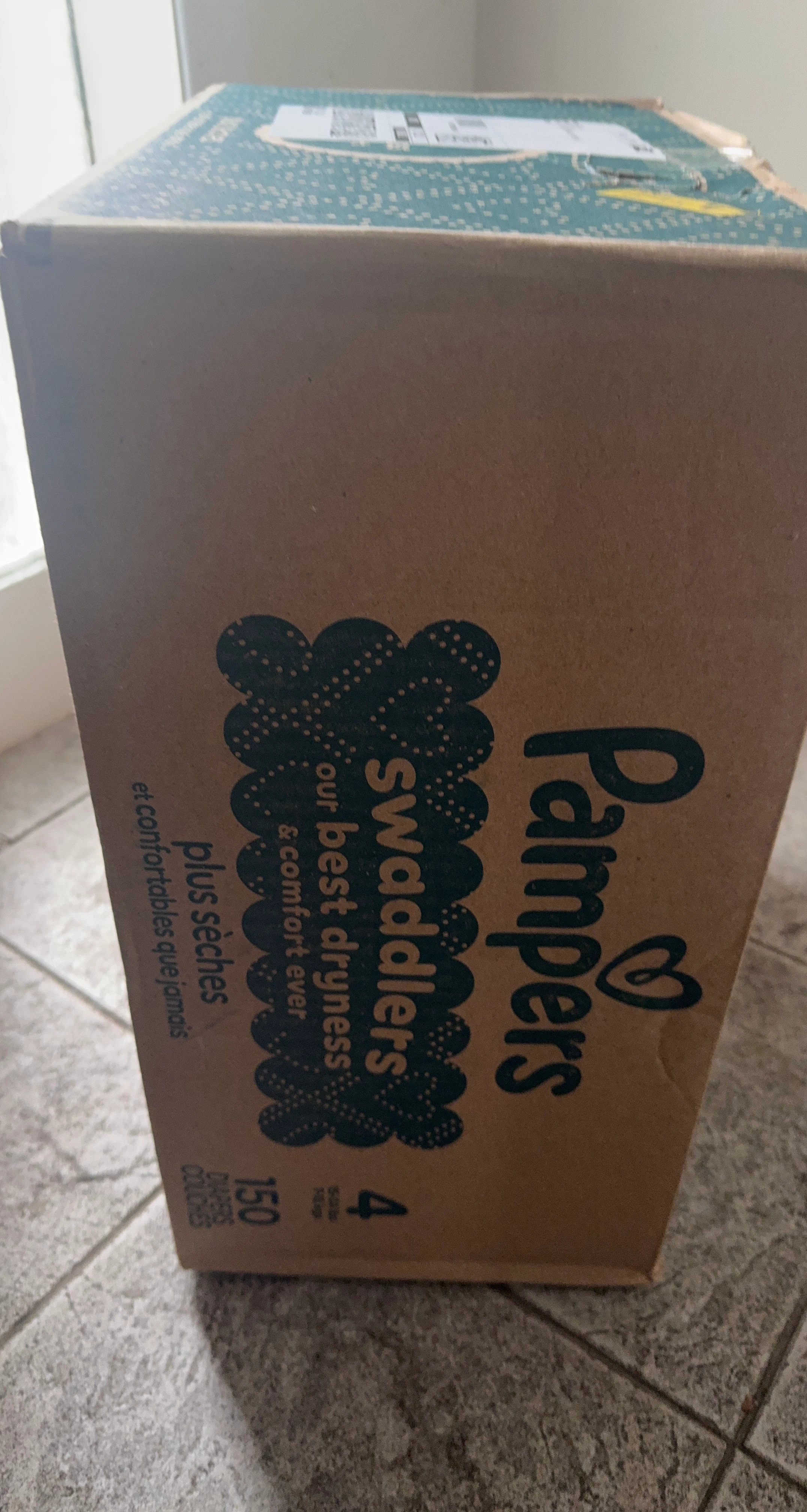 Pampers Swaddlers Size 4 Diapers 150 Count