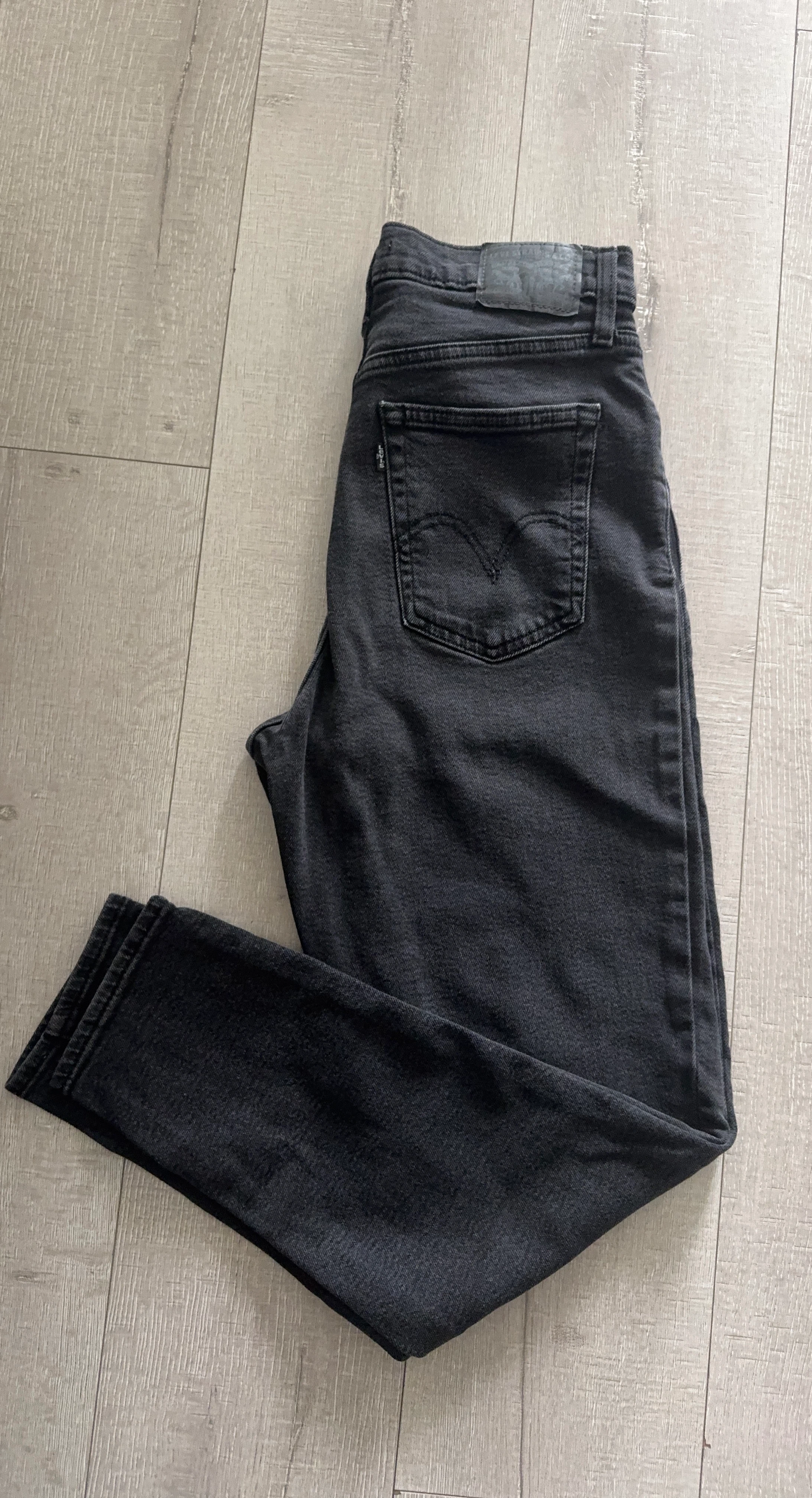 Levi's black denim jeans