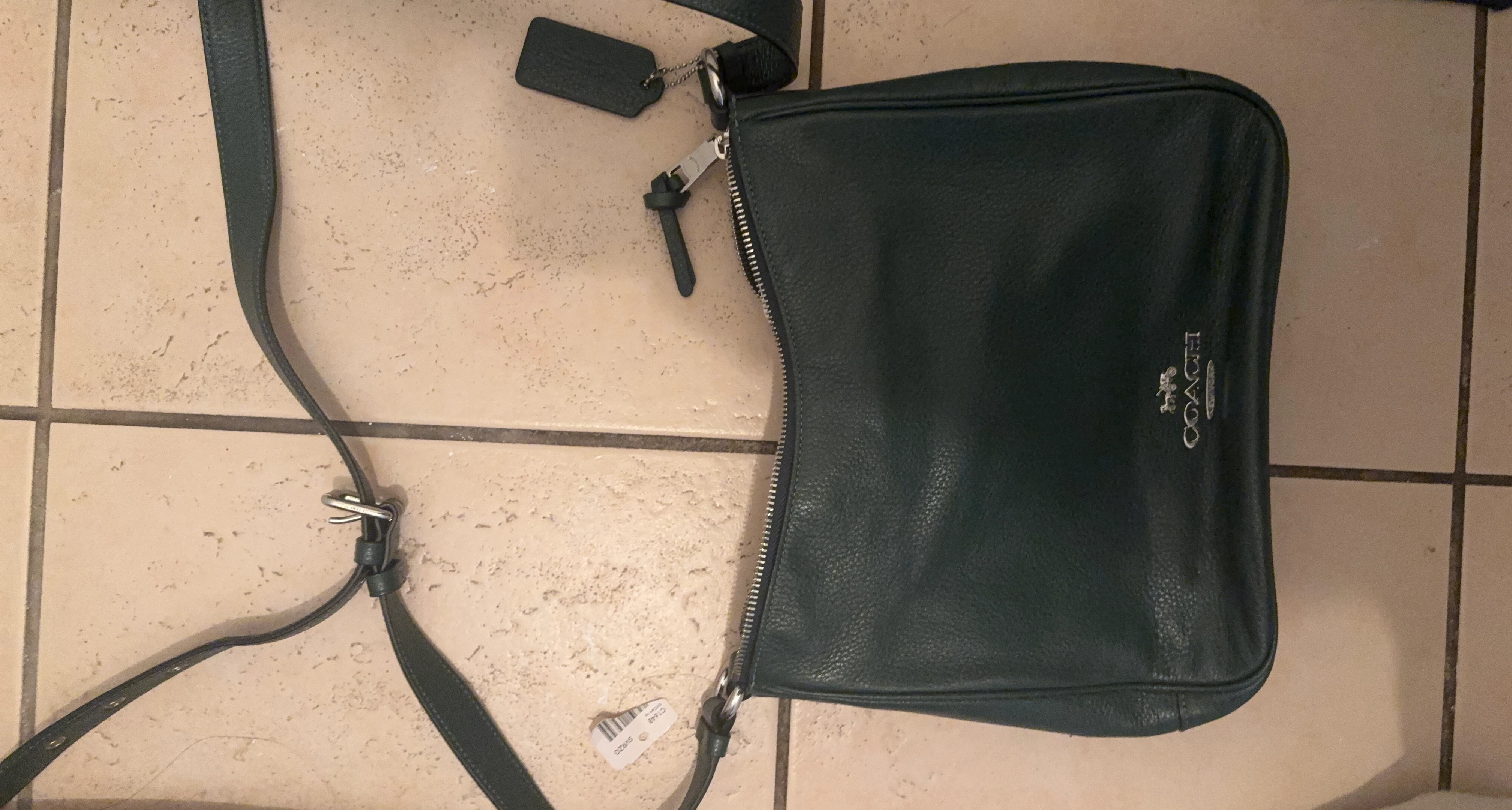 Coach Dark Green Crossbody Bag