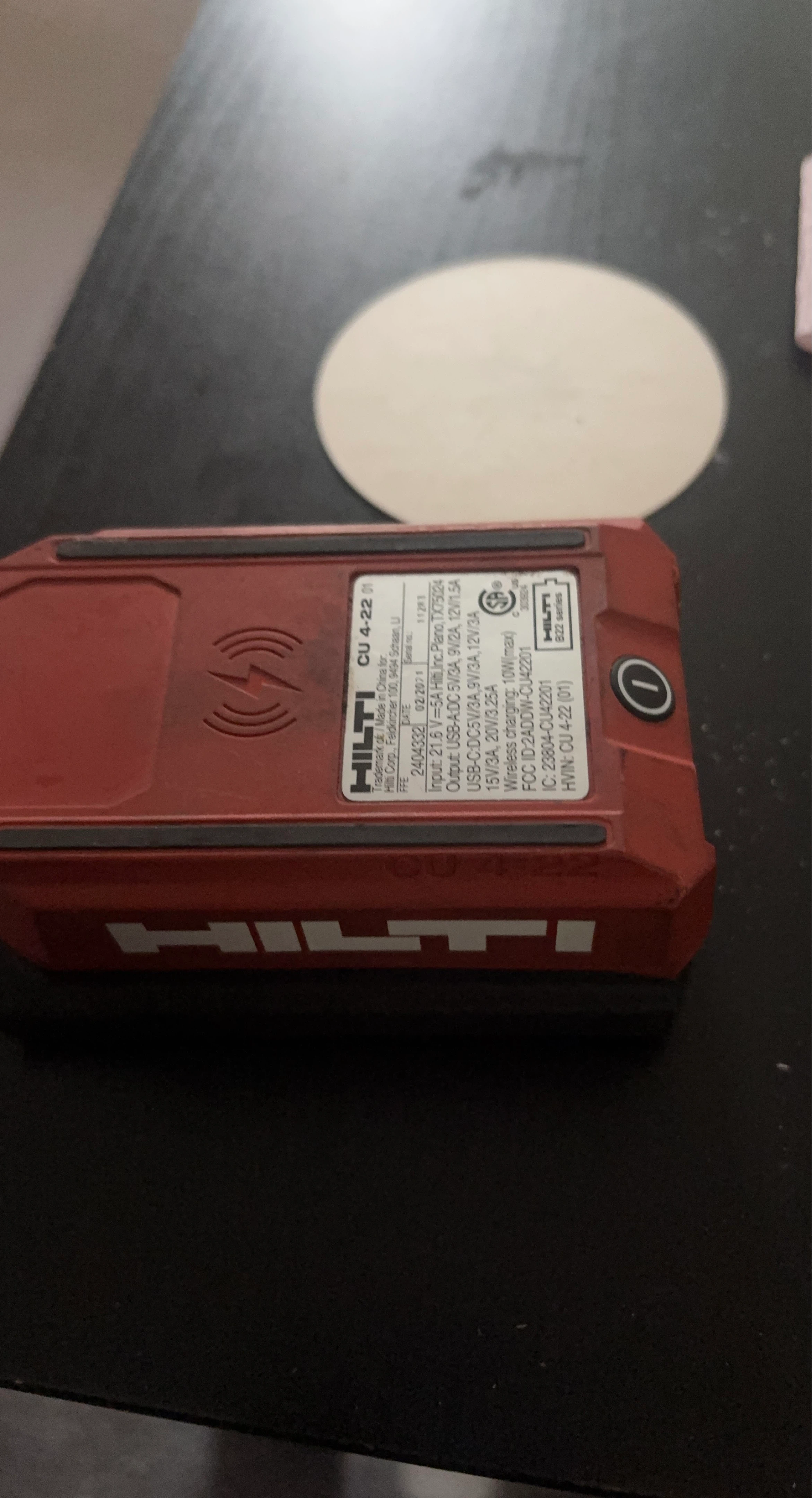 Hilti CU 4-22 01 USB Charger