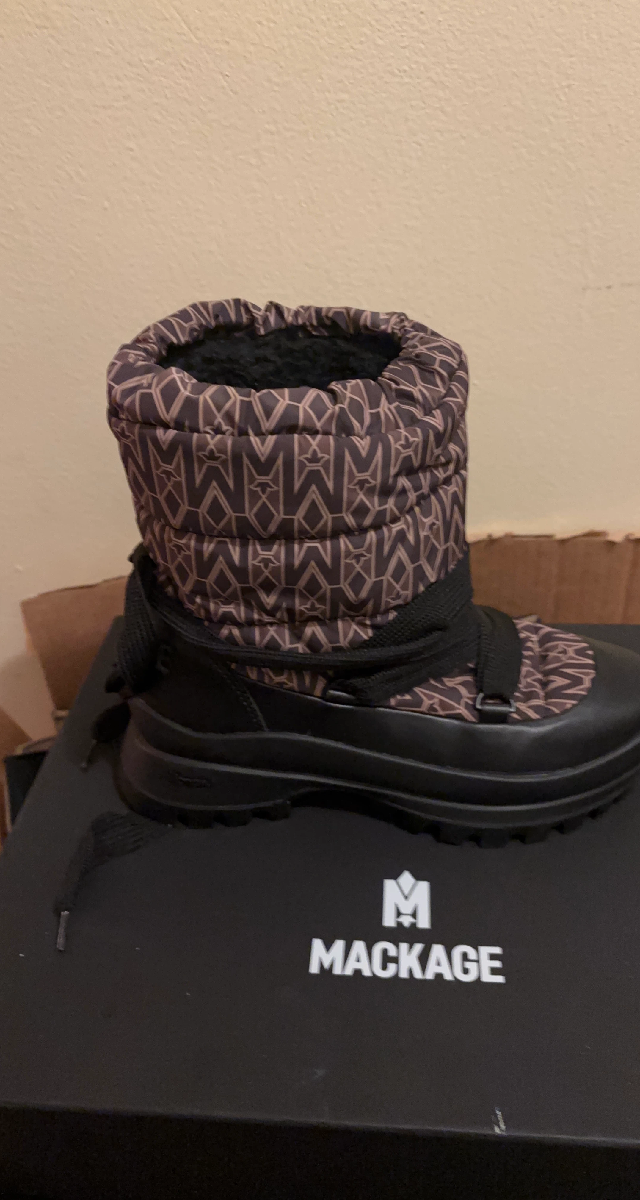 Mackage Monogram Winter Boots