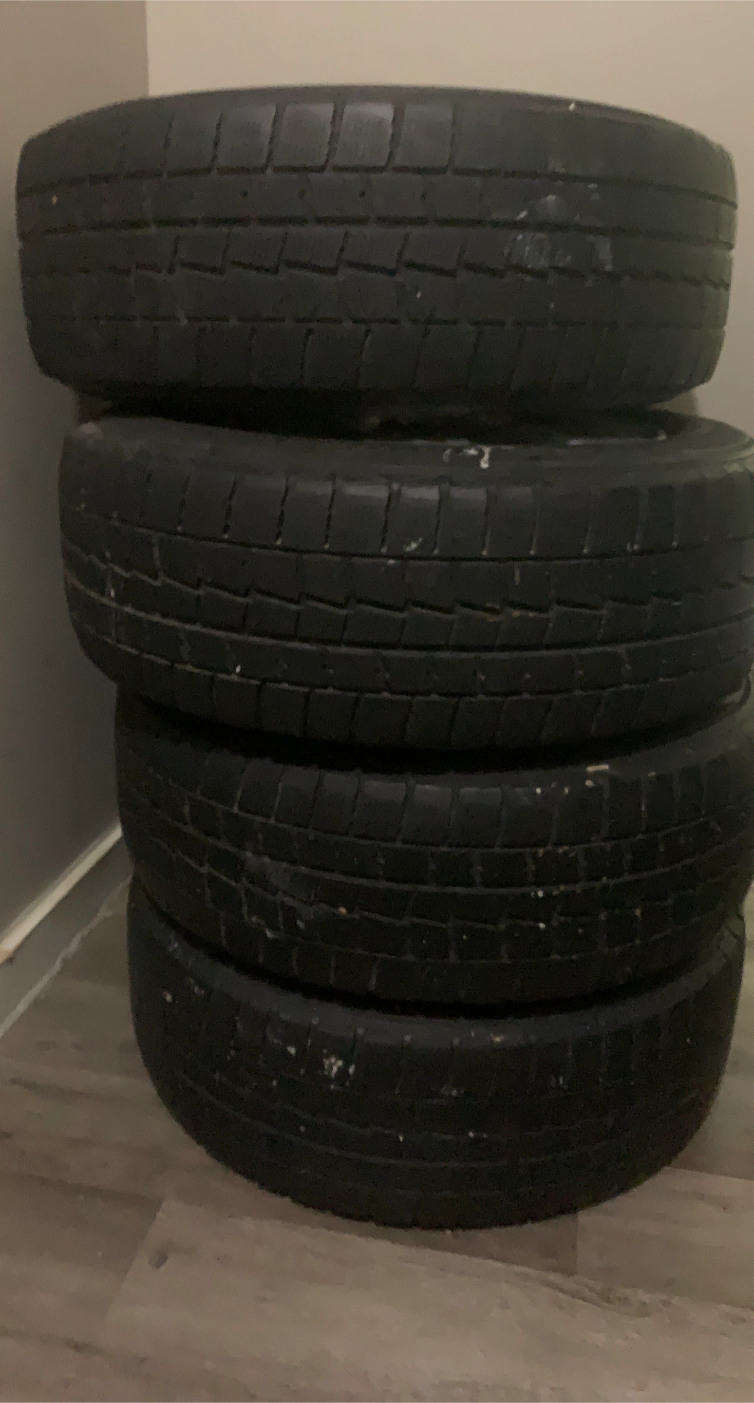 Set of four tires