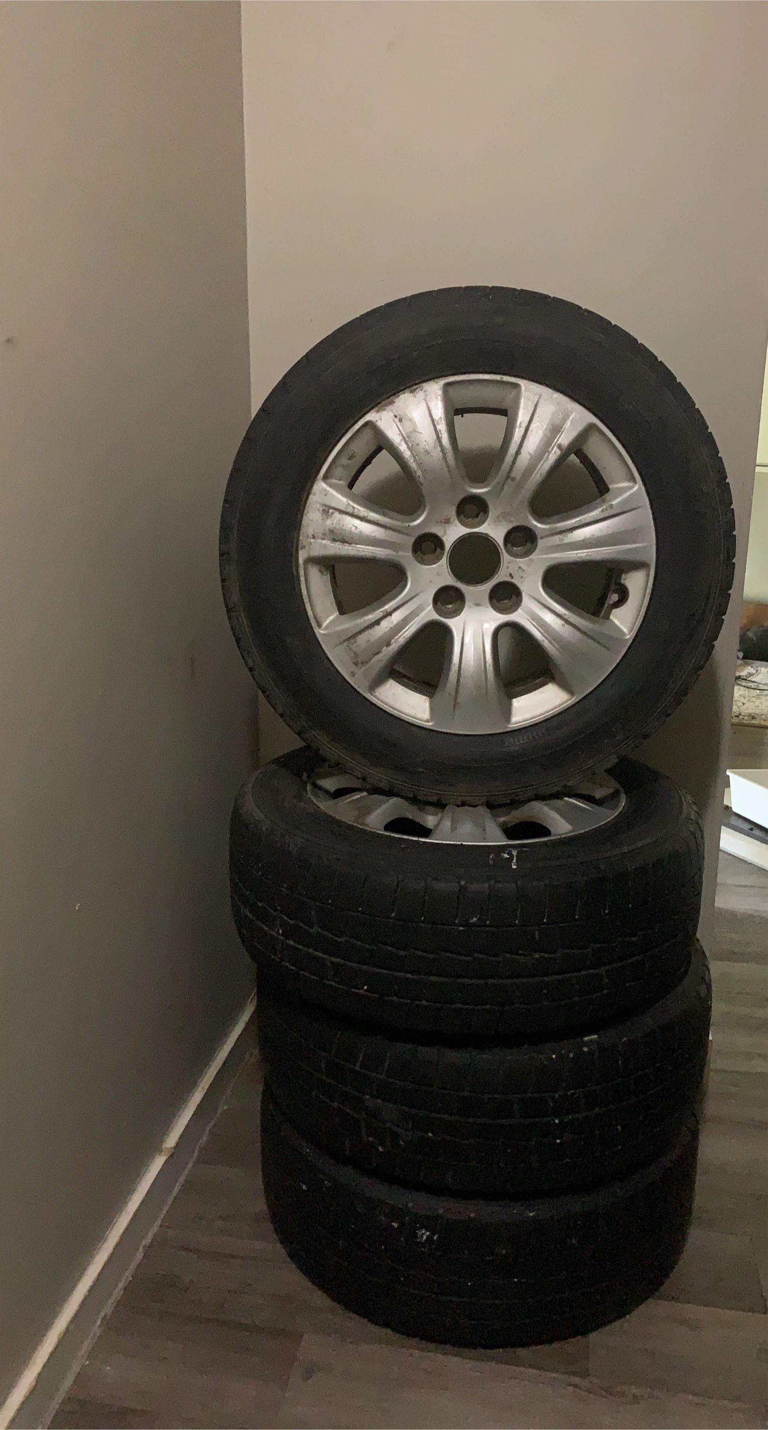Tire with rims
