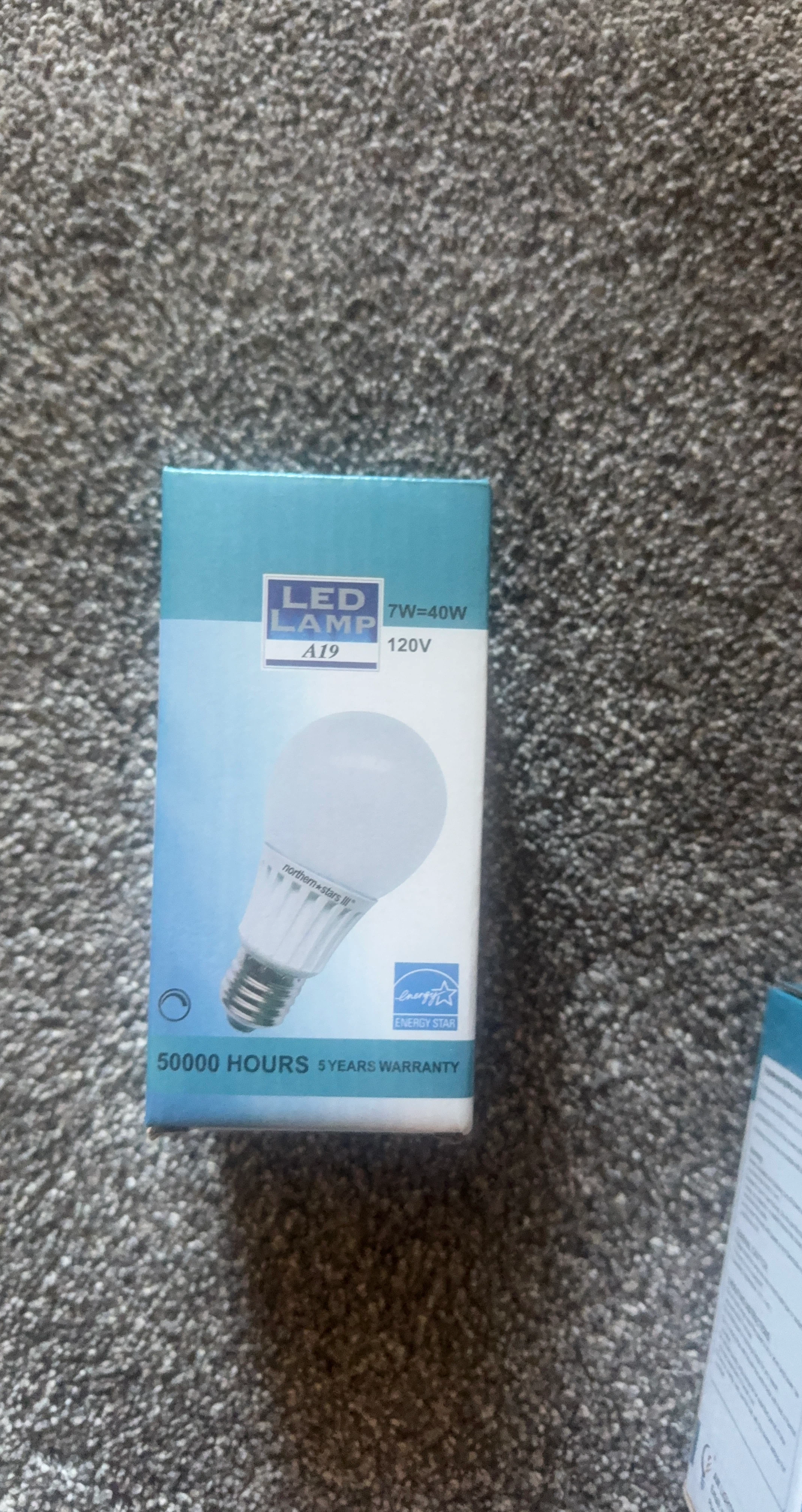Northern Stars LED A19 Light Bulb 7W
