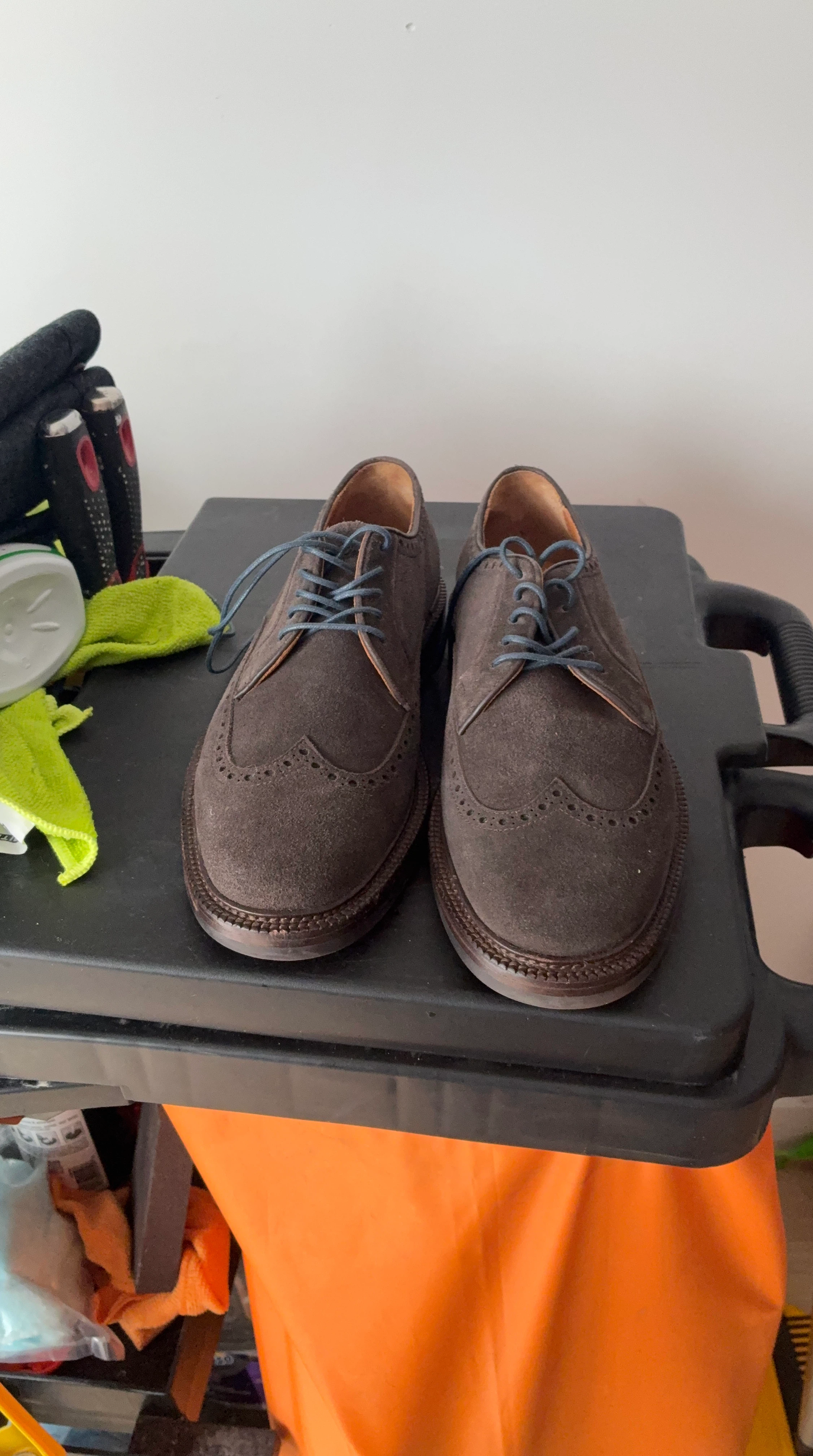 Grenson Suede Brogues