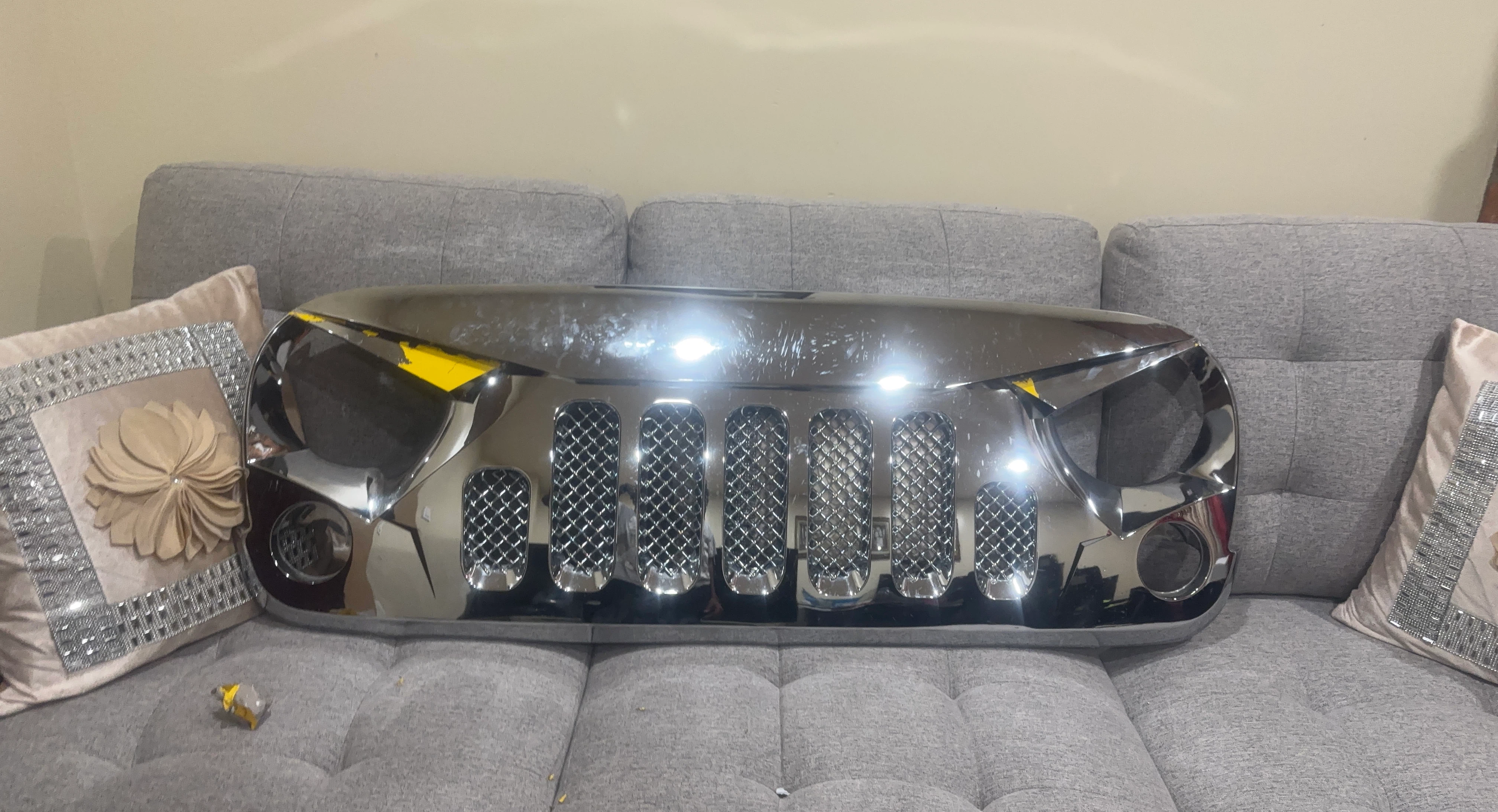 Jeep Wrangler Chrome Front Grille