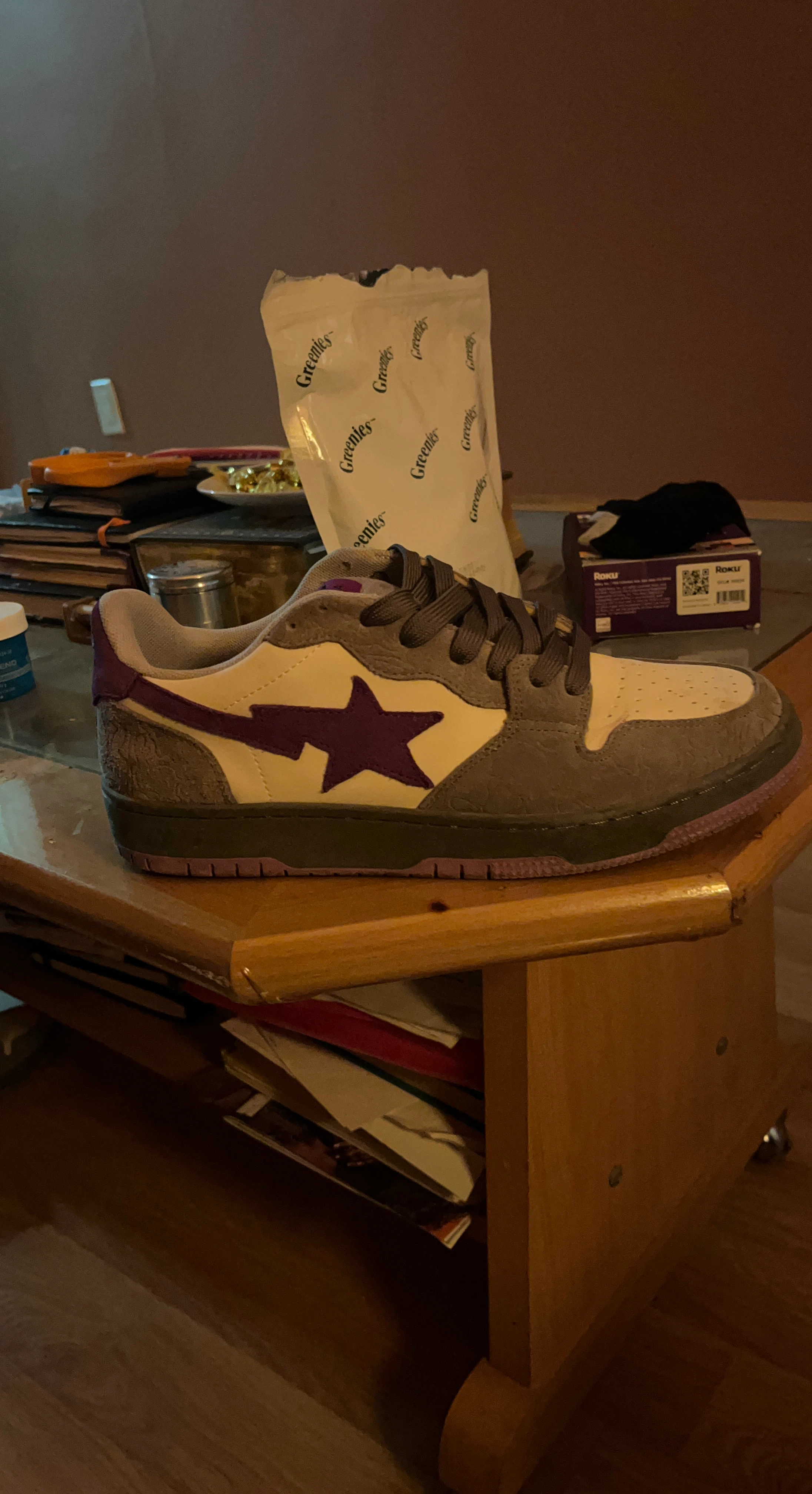 Bape STA Low Grey Purple