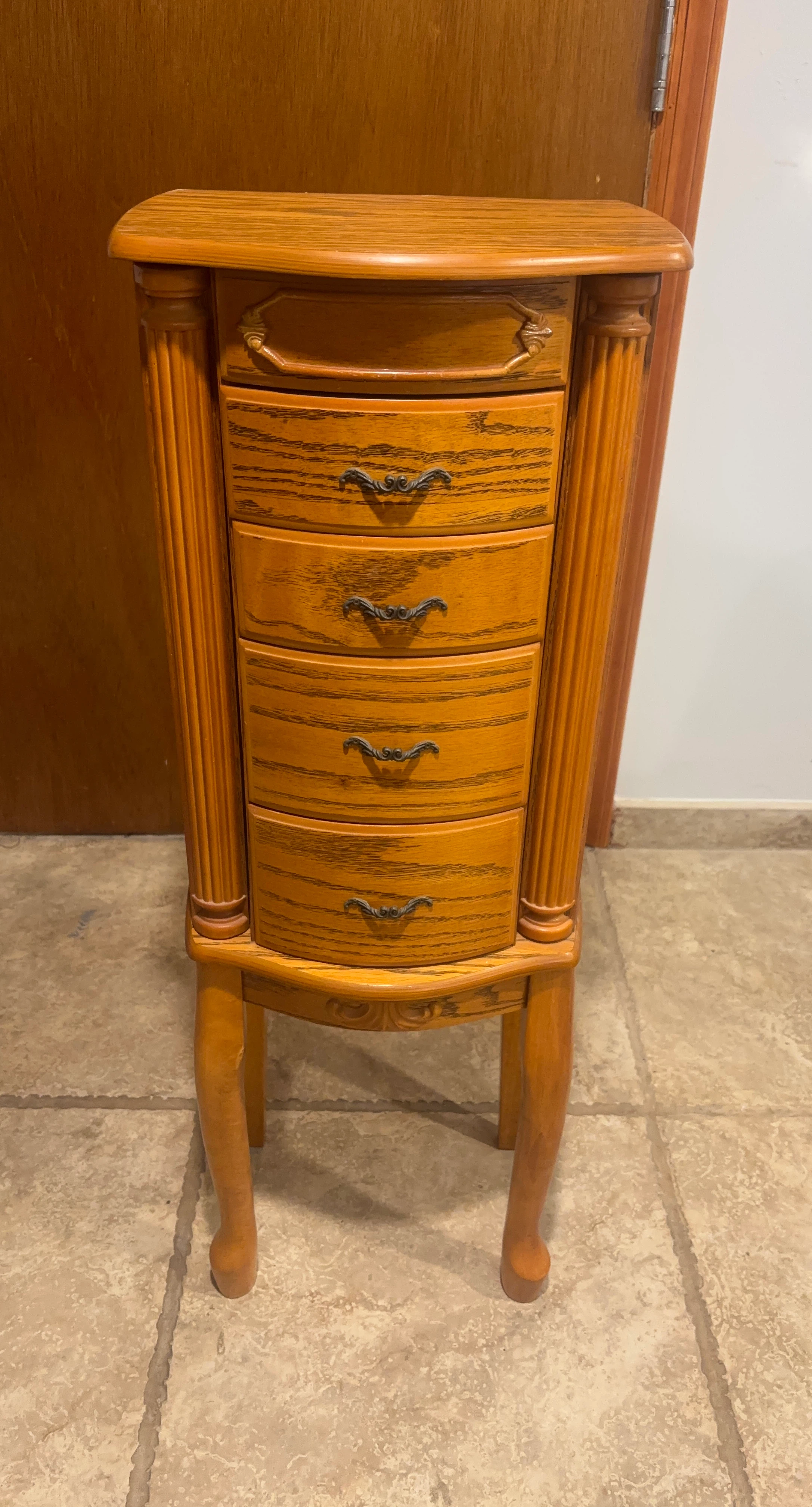 Wooden Jewelry Stand