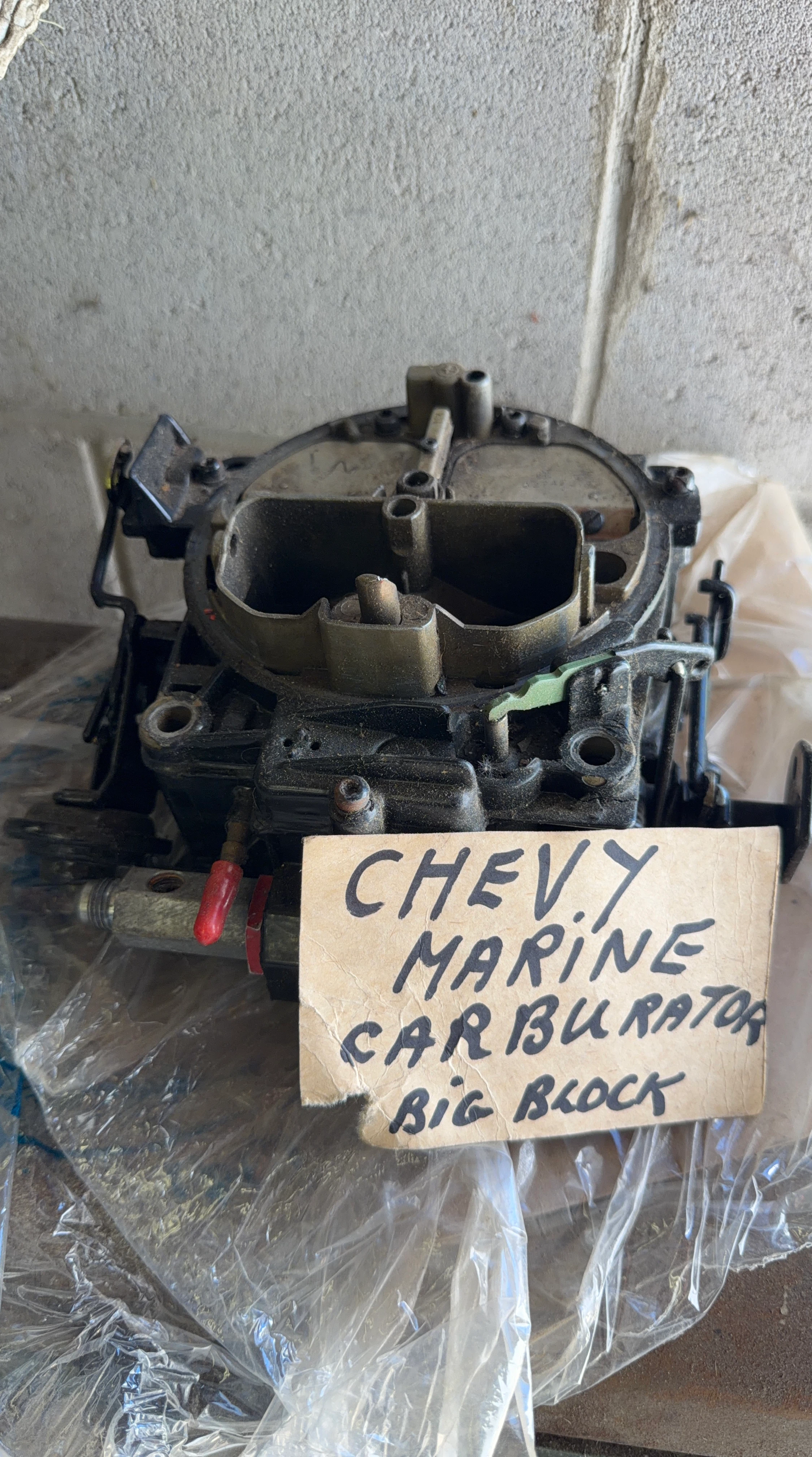 Chevy Big Block Marine Carburetor