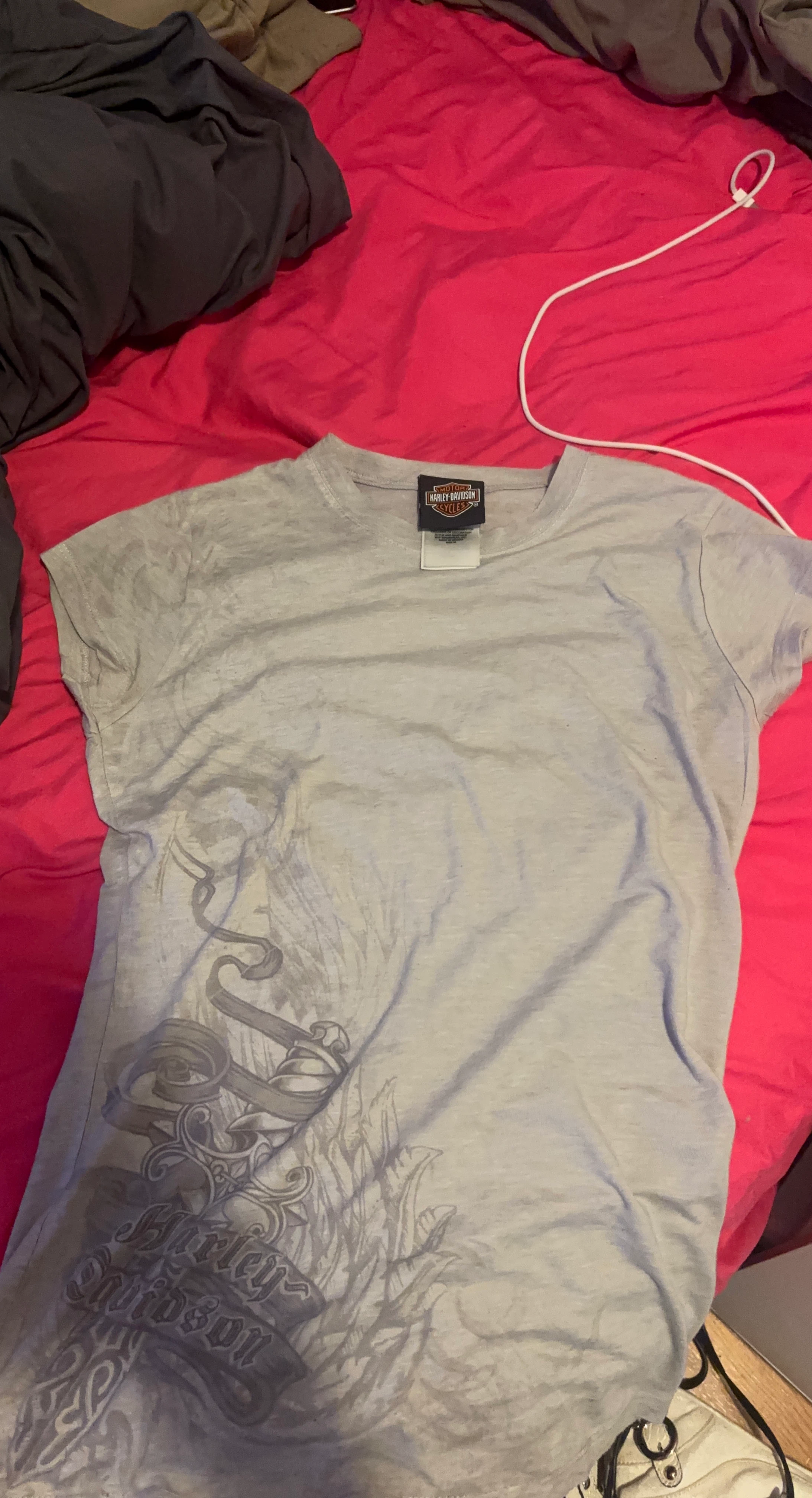 Harley-Davidson Grey Graphic T-Shirt