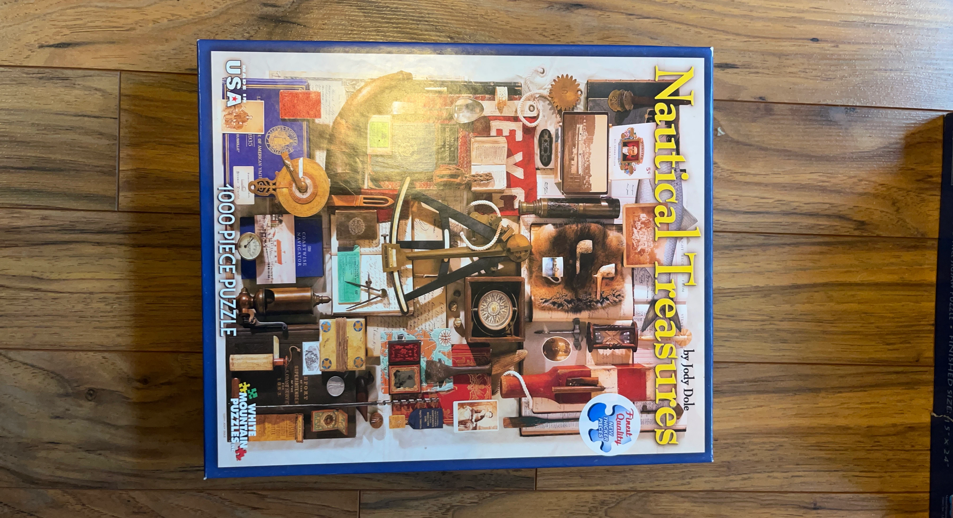 White Mountain Puzzles Nautical Treasures 1000 Piece Puzzle