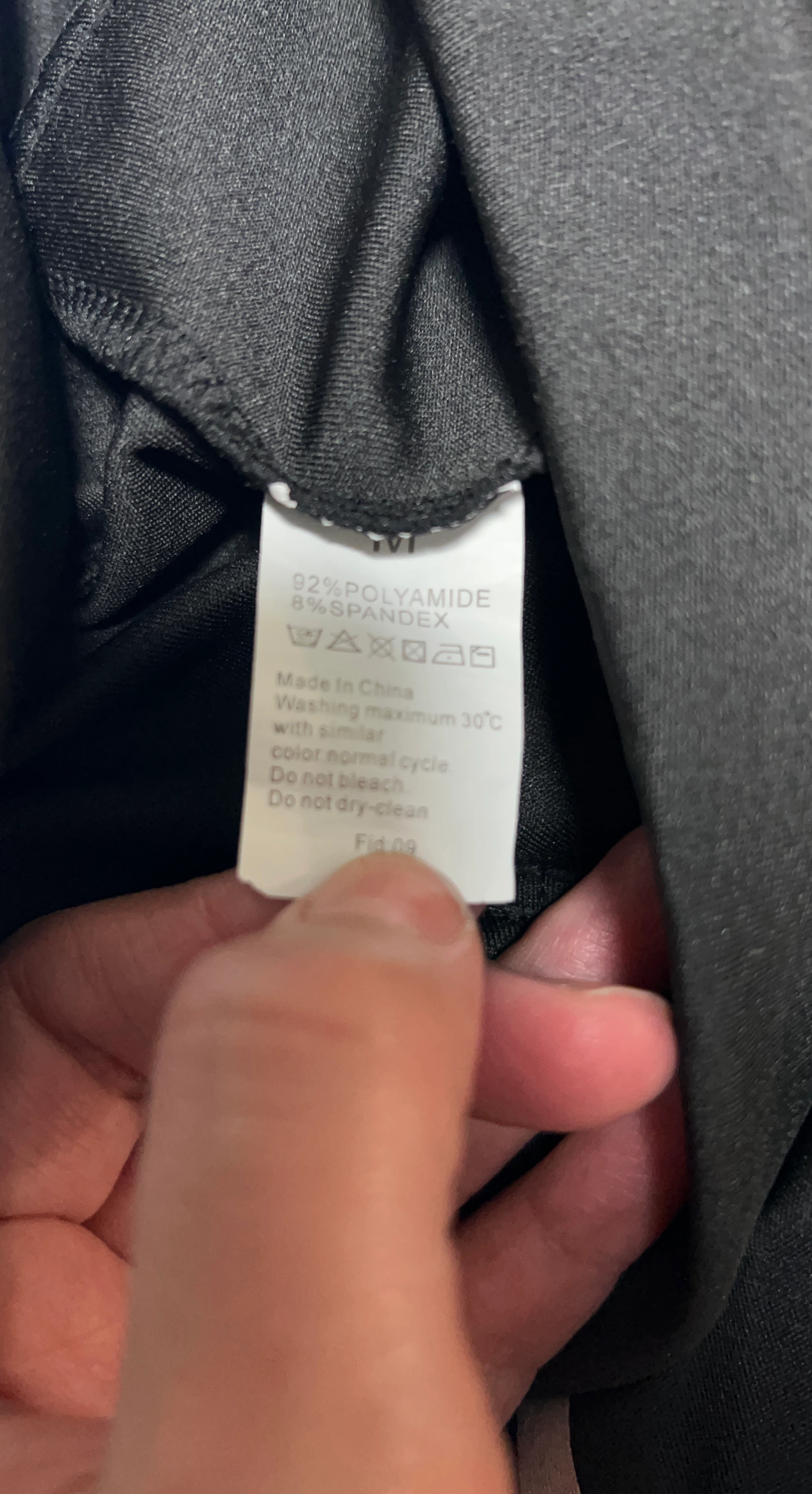 Black Athletic Leggings with Reflective Details Size M - photo 5