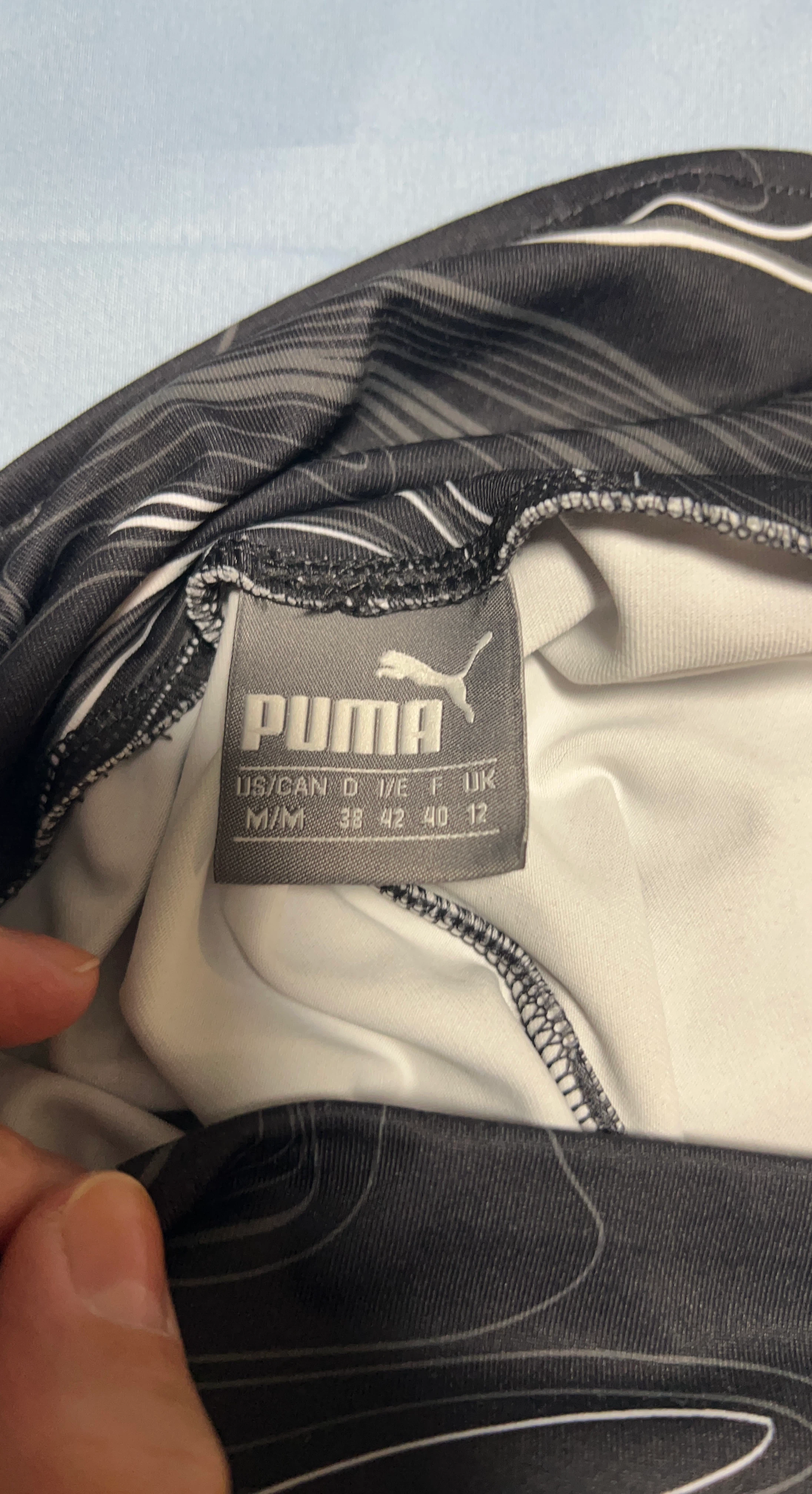 Puma Black and White Patterned Leggings - photo 5