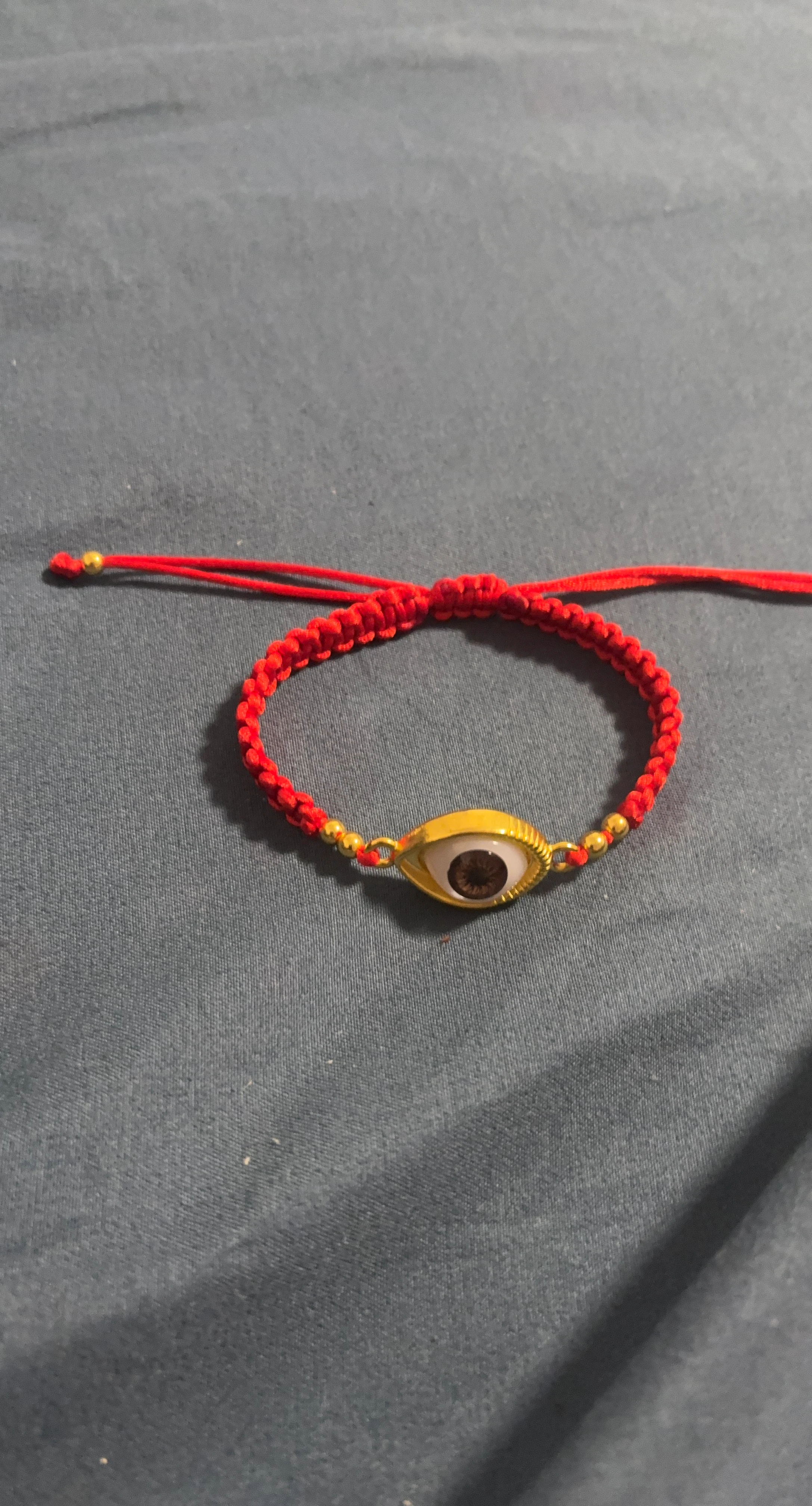 Red Evil Eye Cord Bracelet