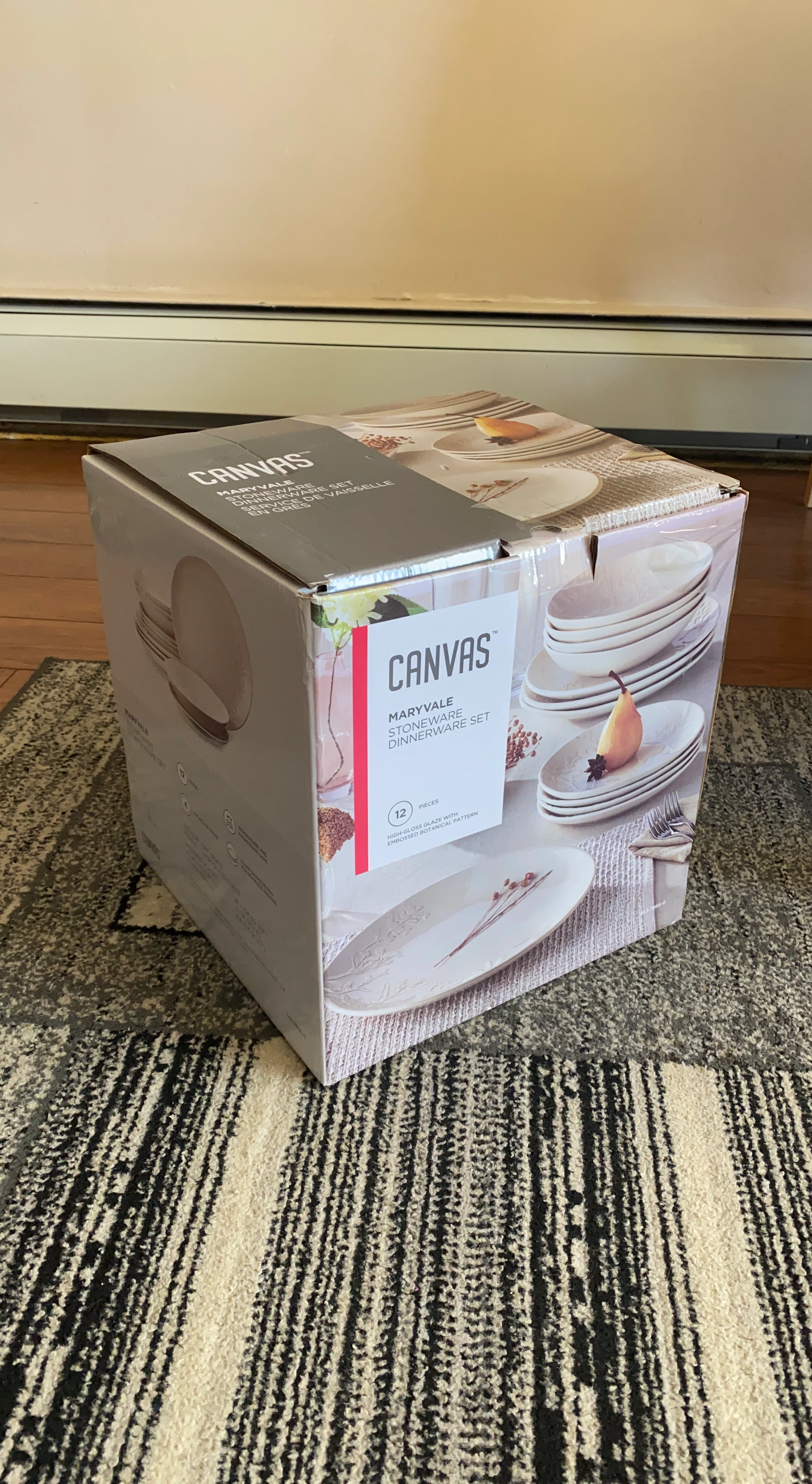 Canvas Maryvale Stoneware Dinnerware Set 12-Piece