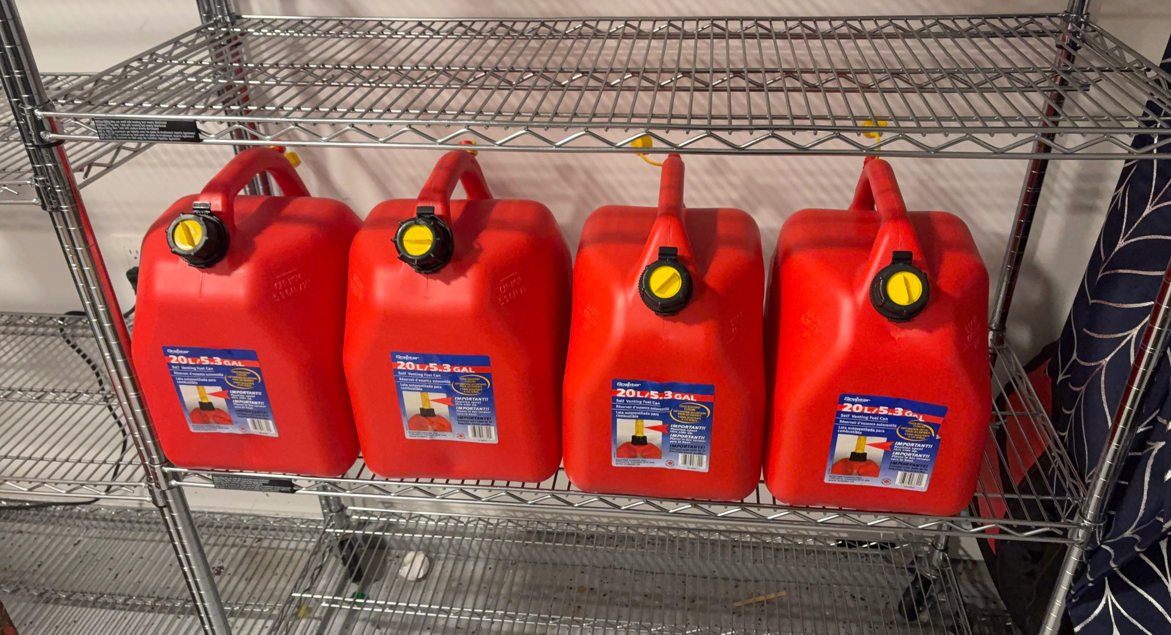 Scepter 20L Self-Venting Fuel Cans