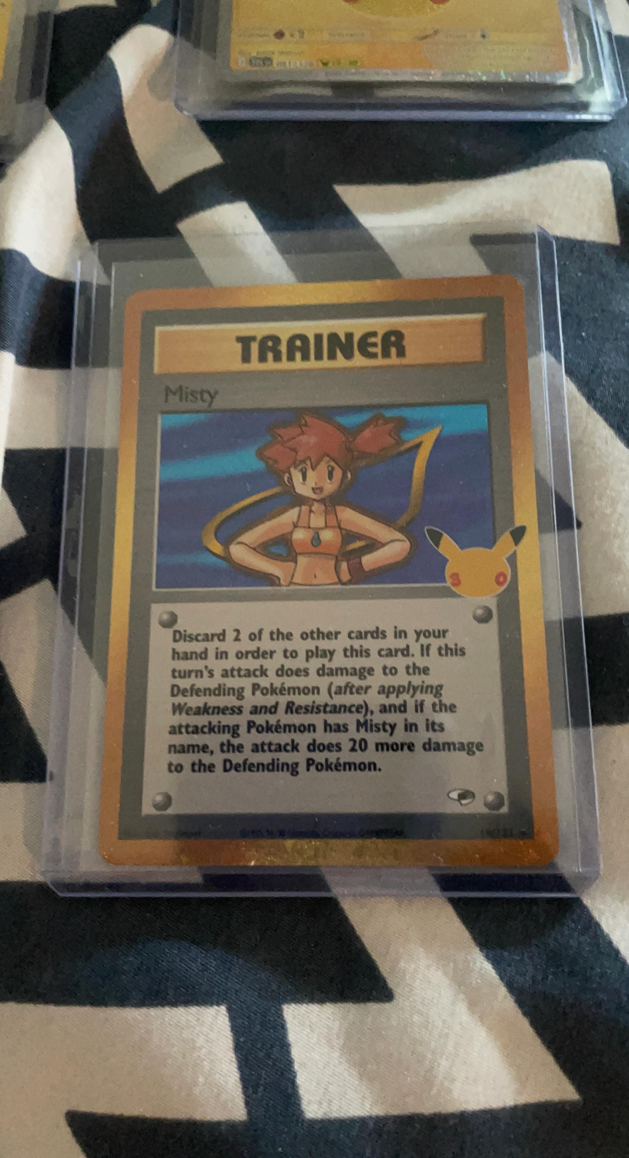 Pokémon TCG Misty Trainer Card - Celebrations Set