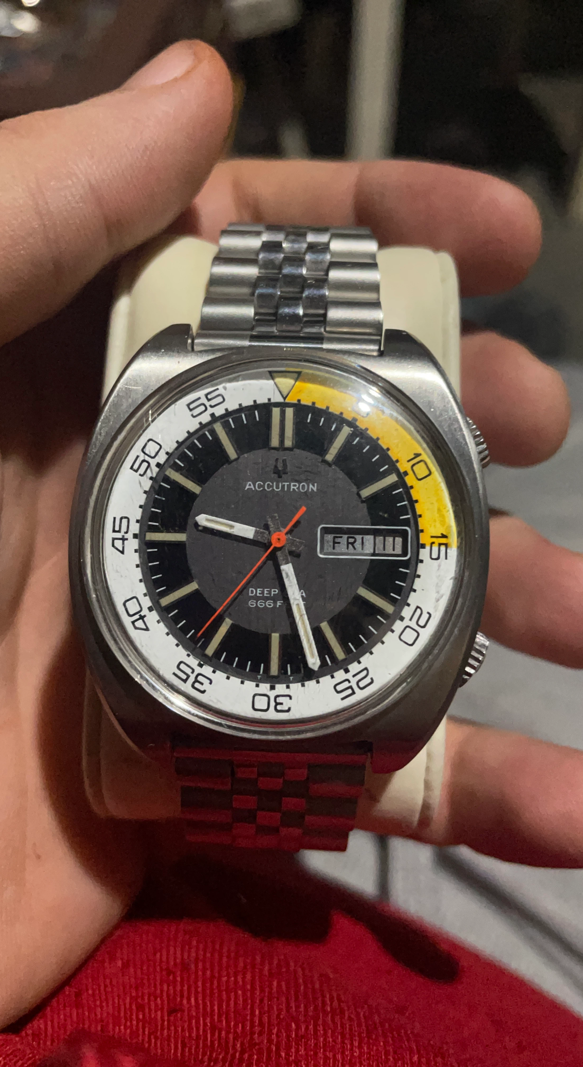 Bulova Accutron Deep Sea 666 Feet Watch